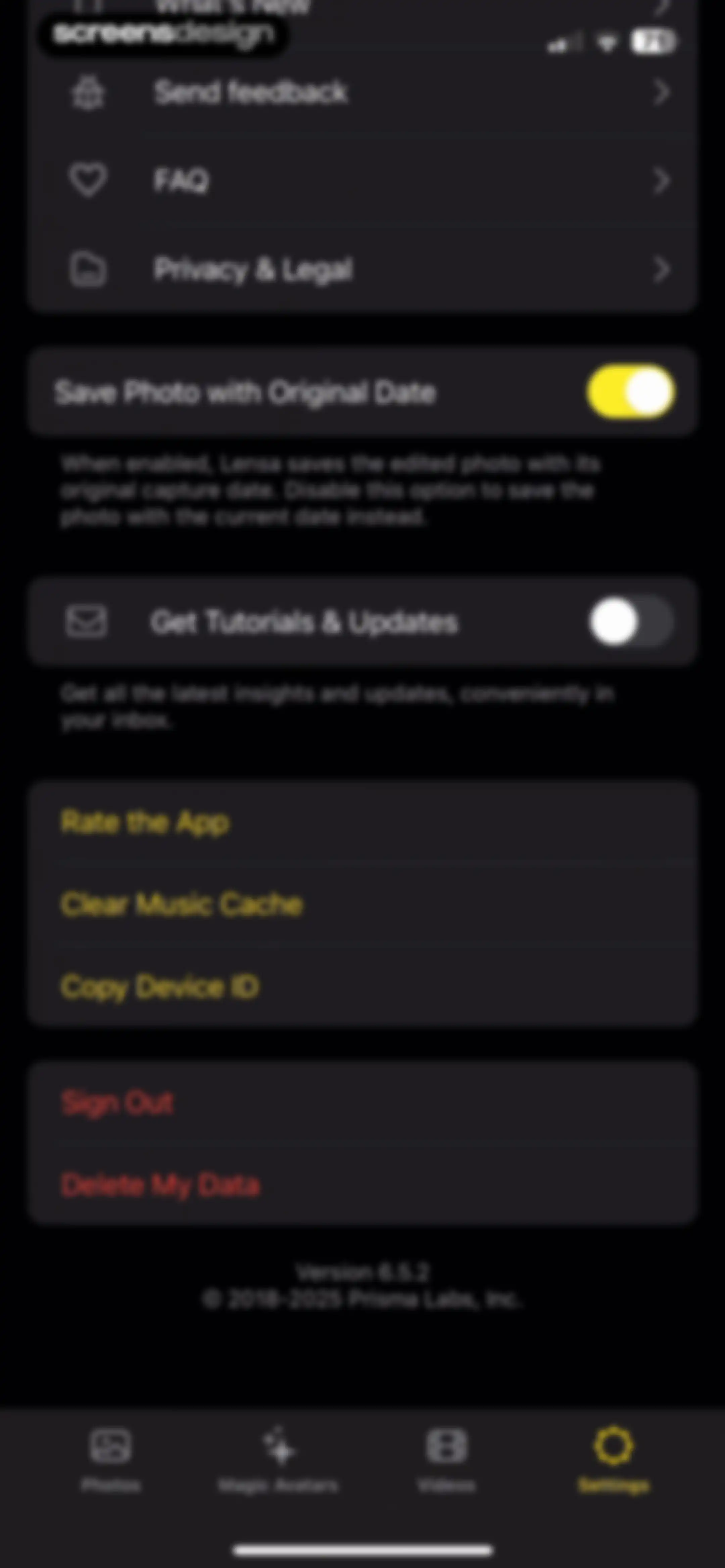 Lensa AI: Photo Editor screen 128