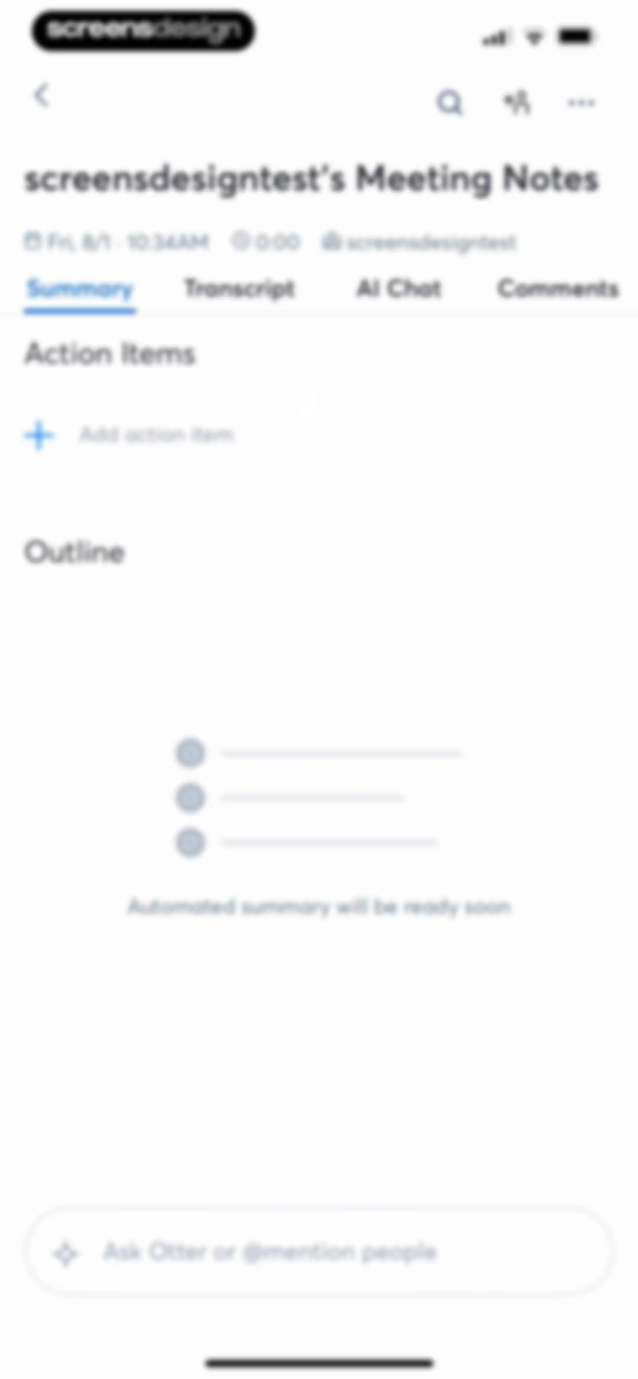 Otter Transcribe Voice Notes screen 27