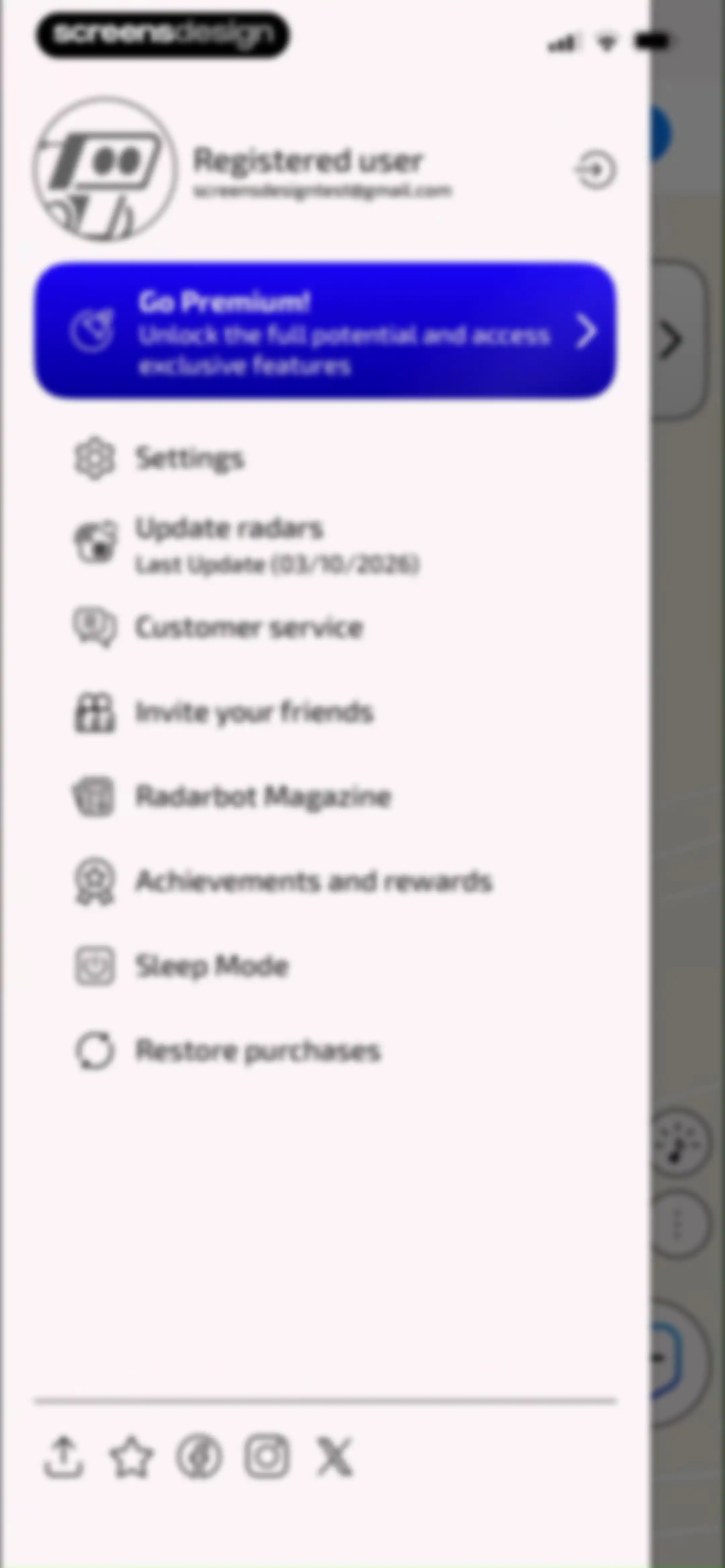 Radarbot: Speed Camera GPS App screen 65