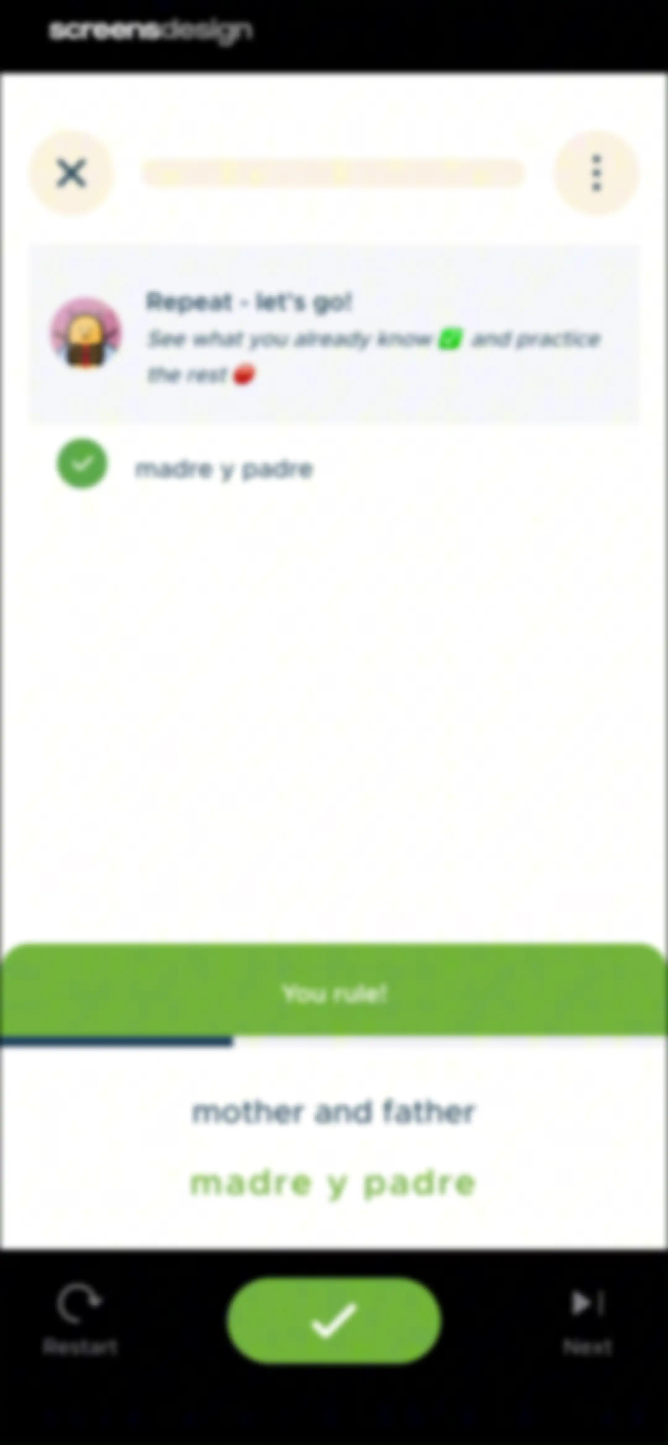 BeeSpeaker Learn English screen 69