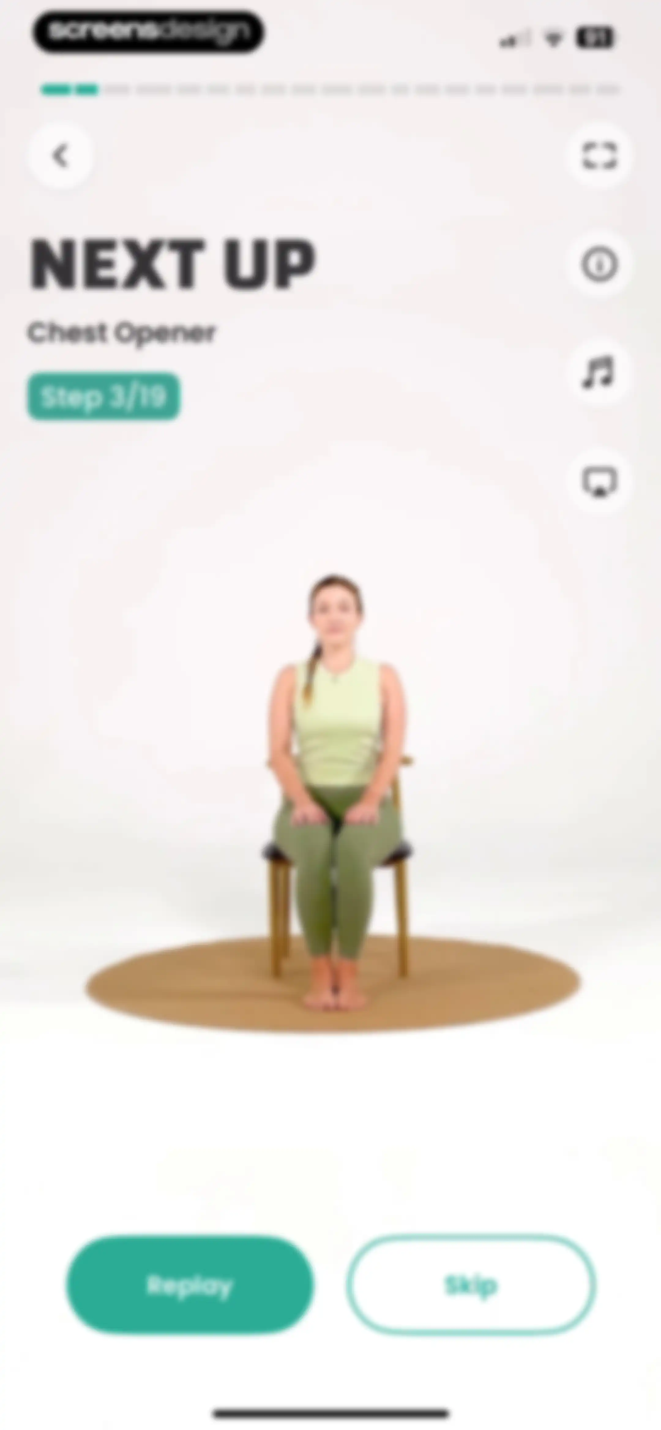 Workout for Seniors: SeniorFit screen 86