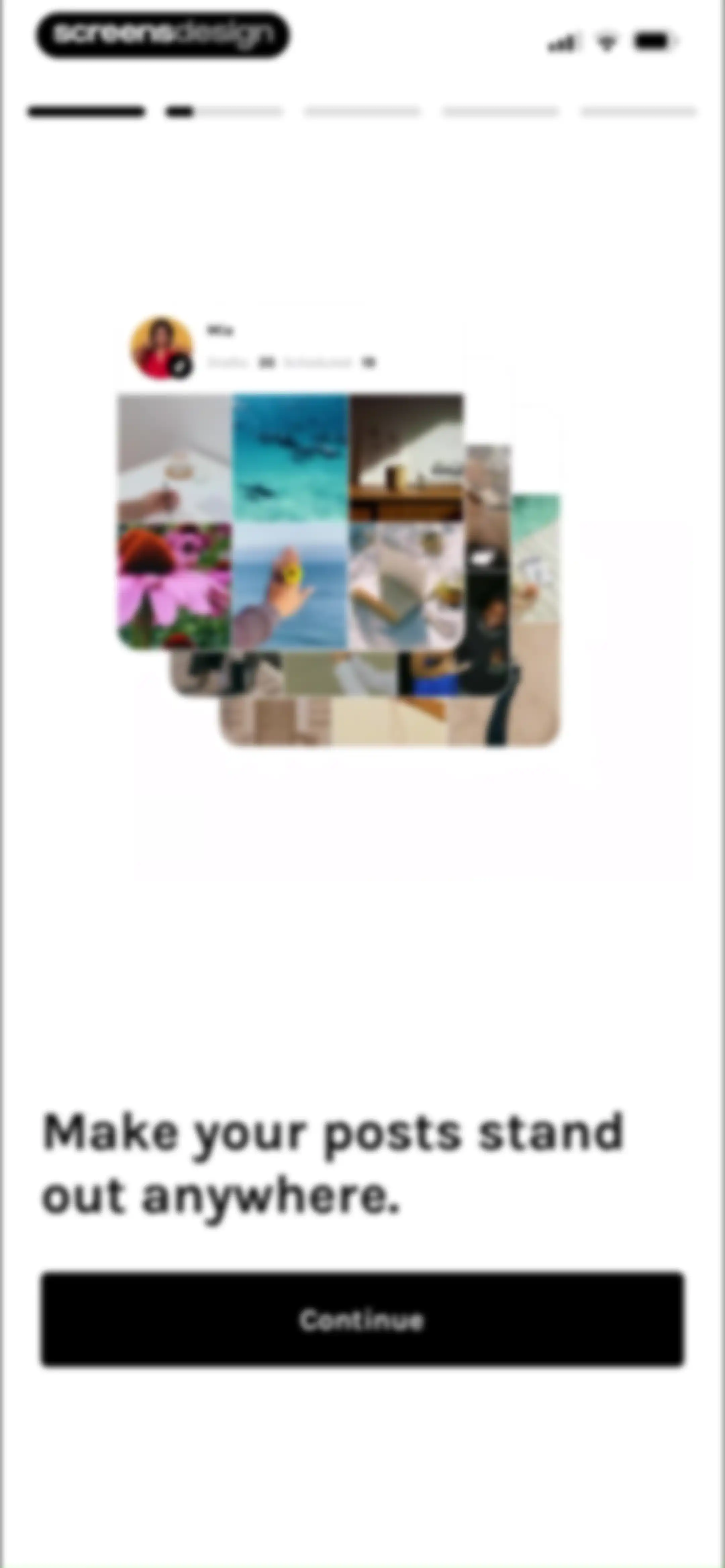 UNUM — Layout & Feed Preview screen 5
