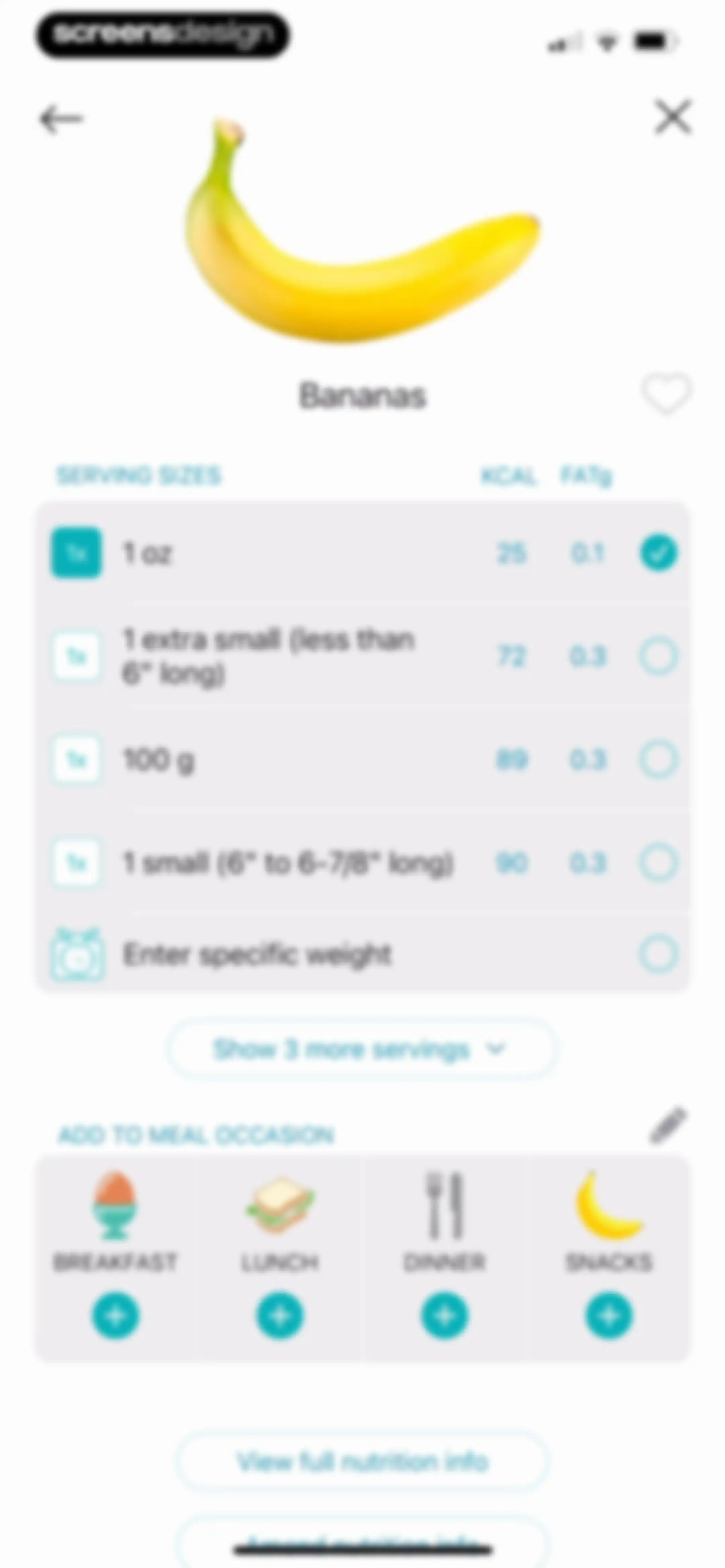 Calorie Counter + screen 26
