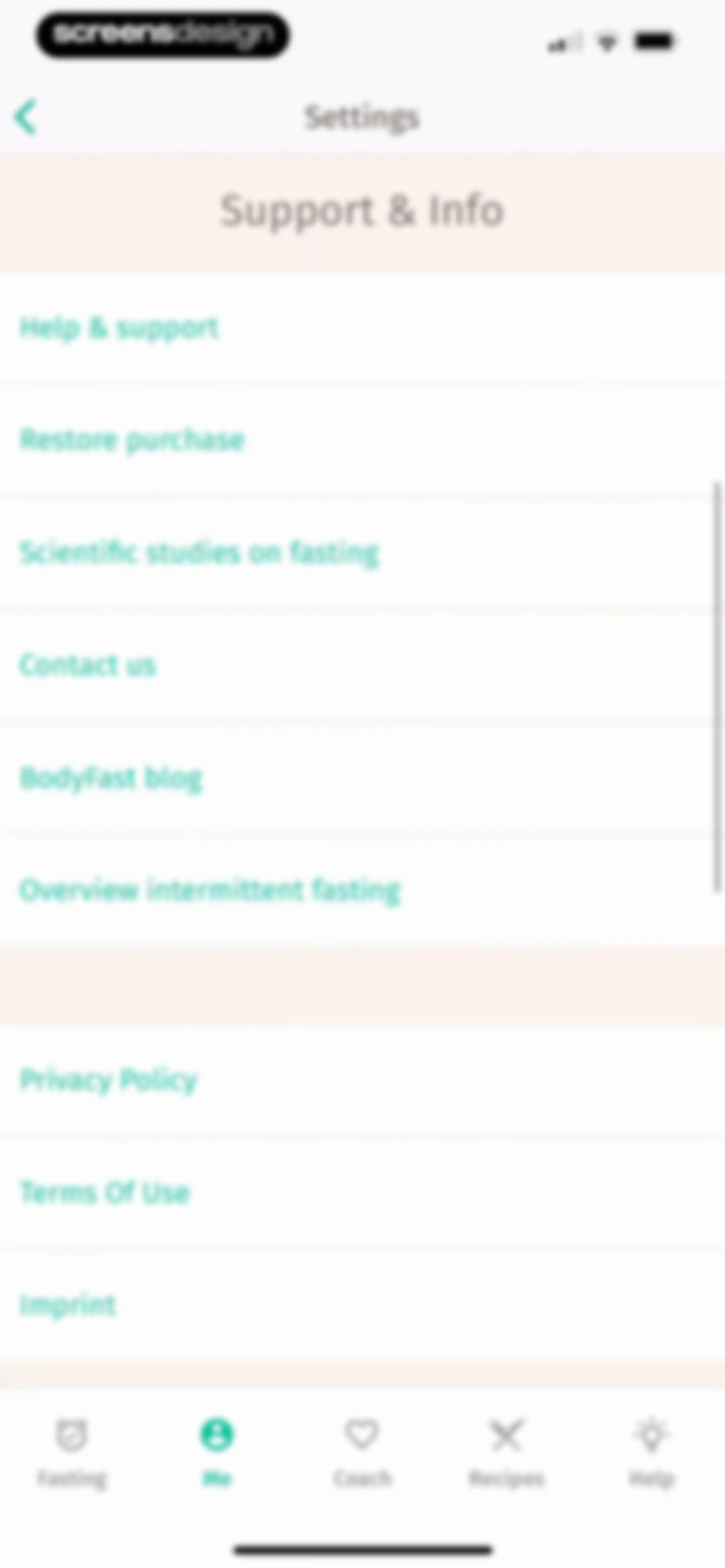BodyFast: Intermittent Fasting screen 181