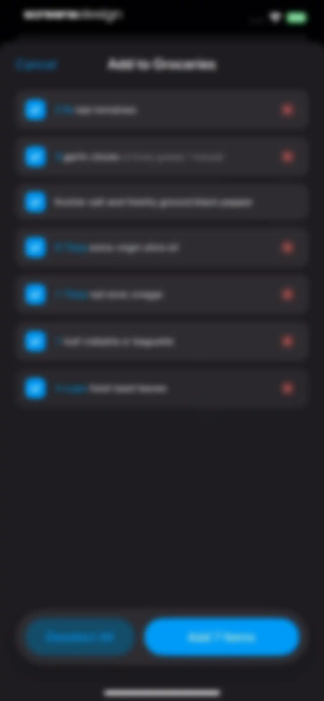 Crouton: Recipe Manager screen 78