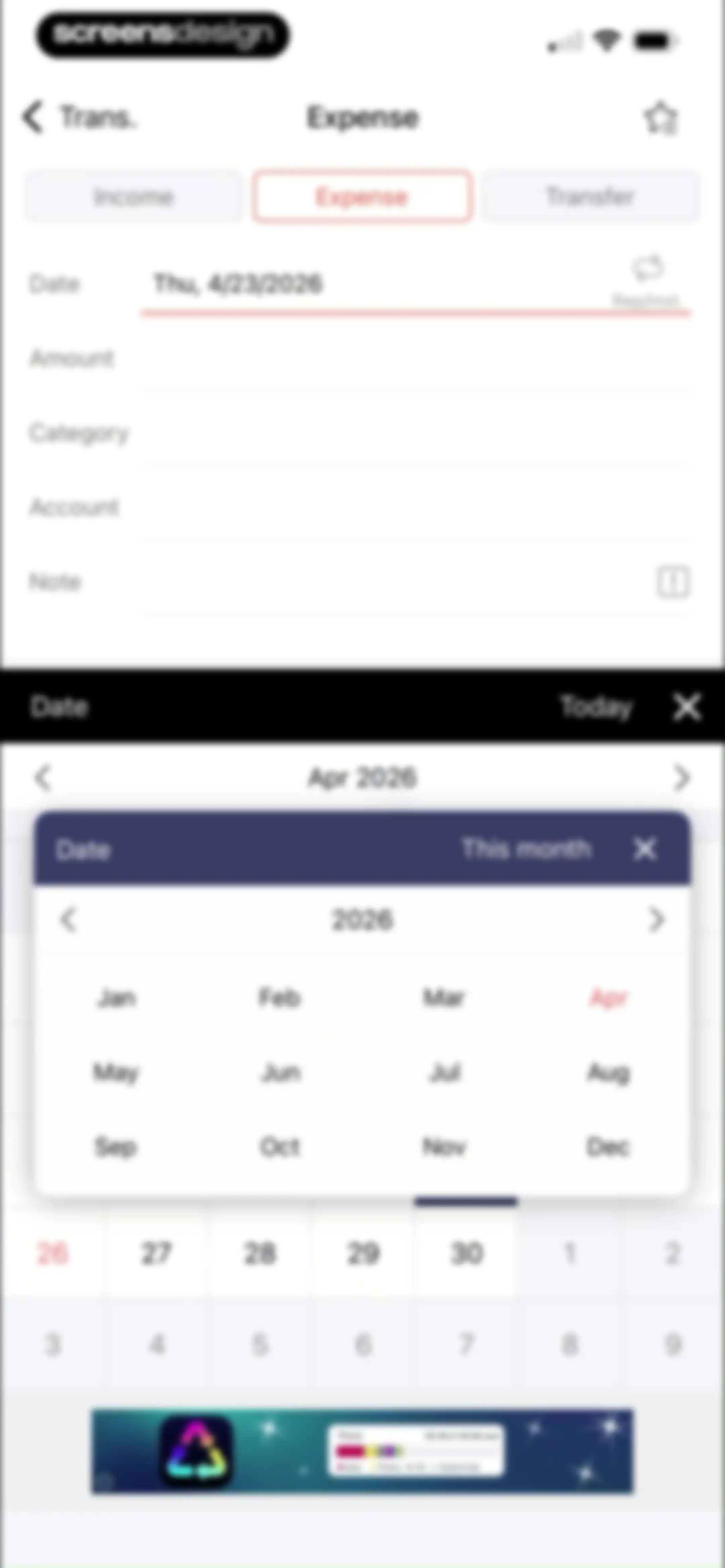 Money Manager Expense & Budget screen 7