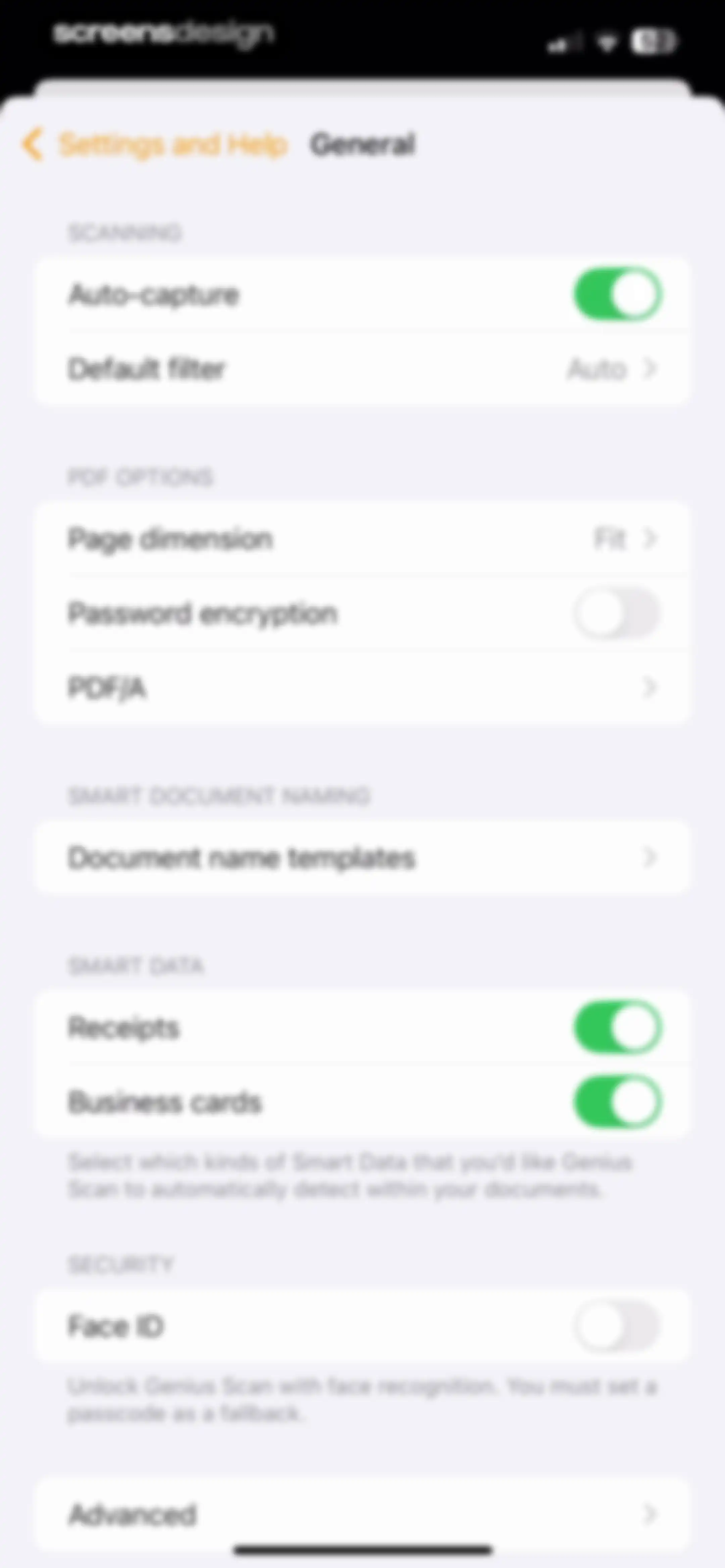 Scanner App: Genius Scan screen 79