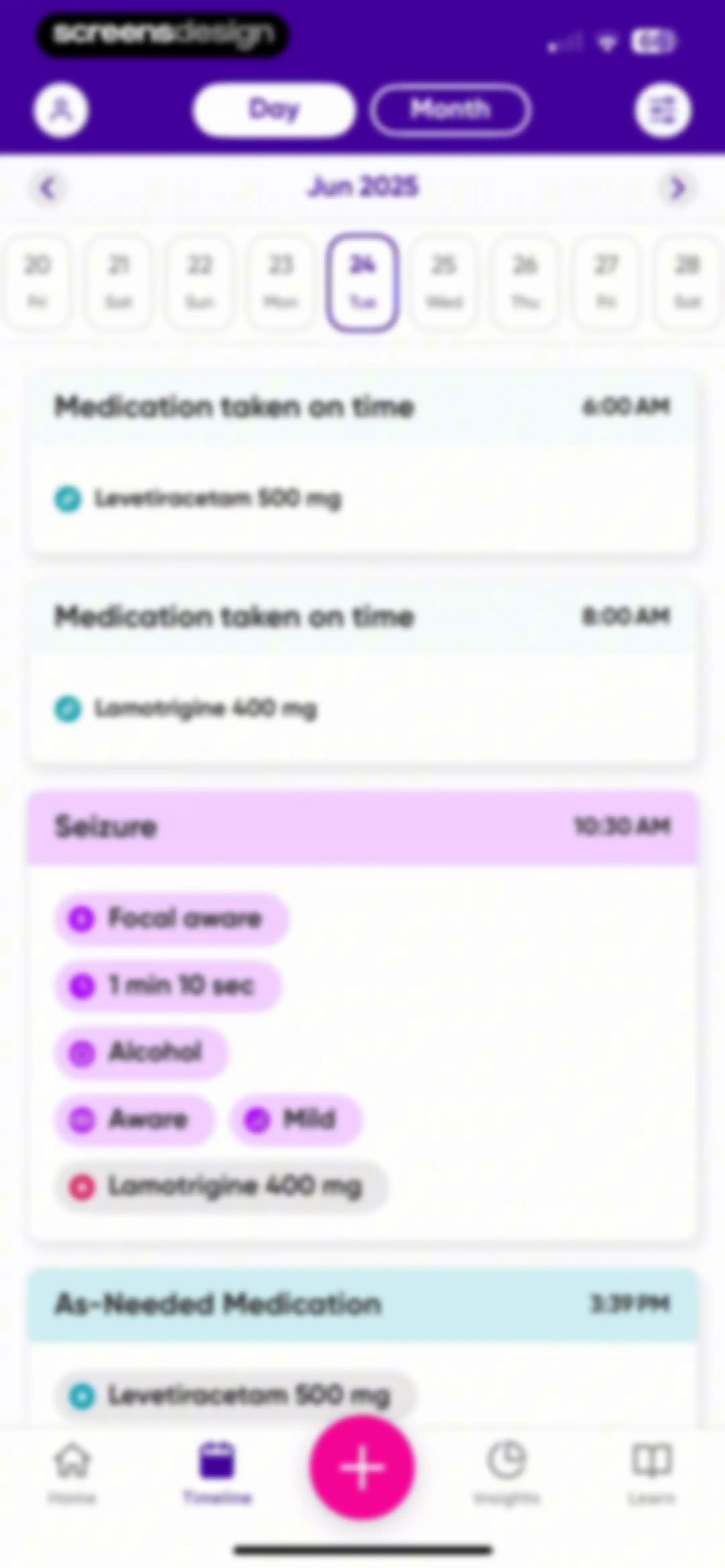 Epsy: Seizure Log for Epilepsy screen 77