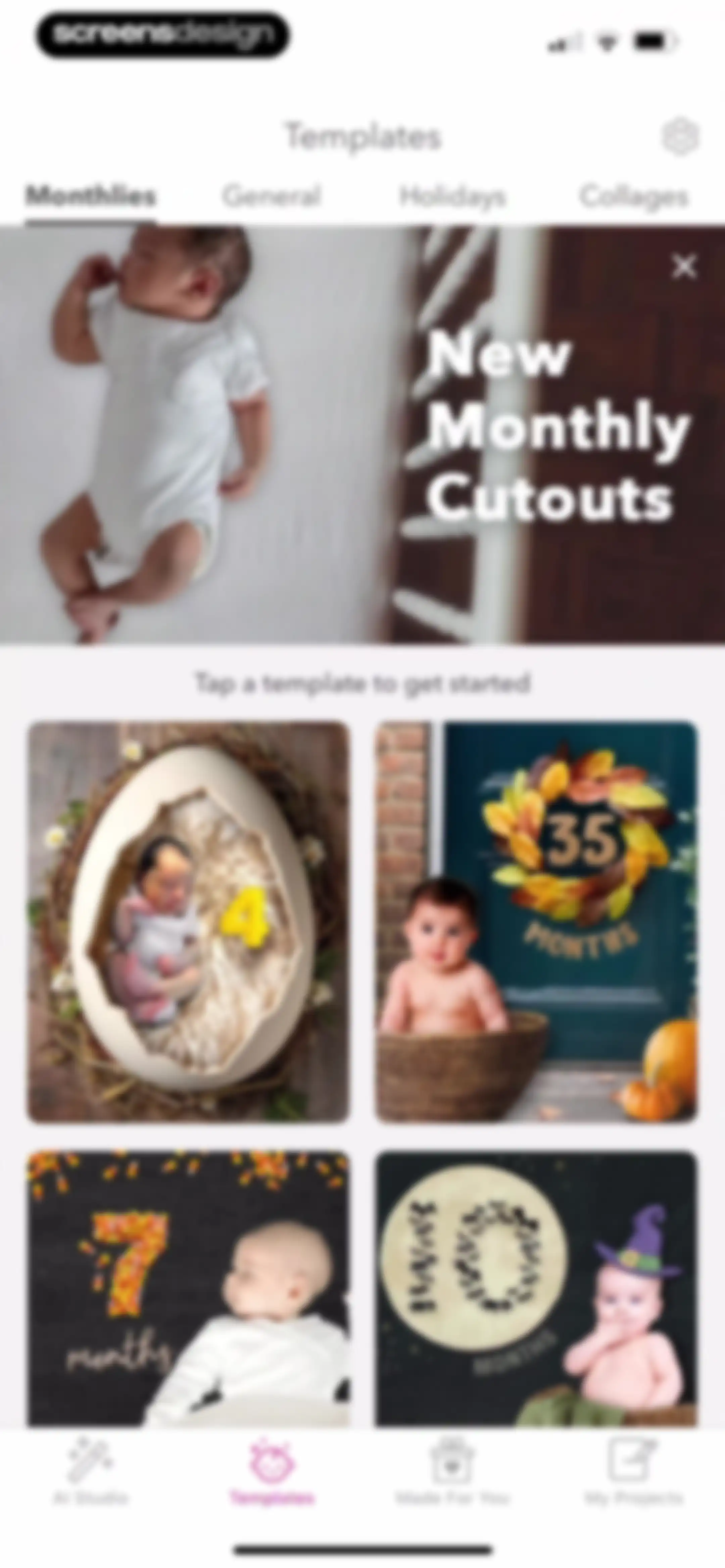 Precious - Baby Photo Art screen 60
