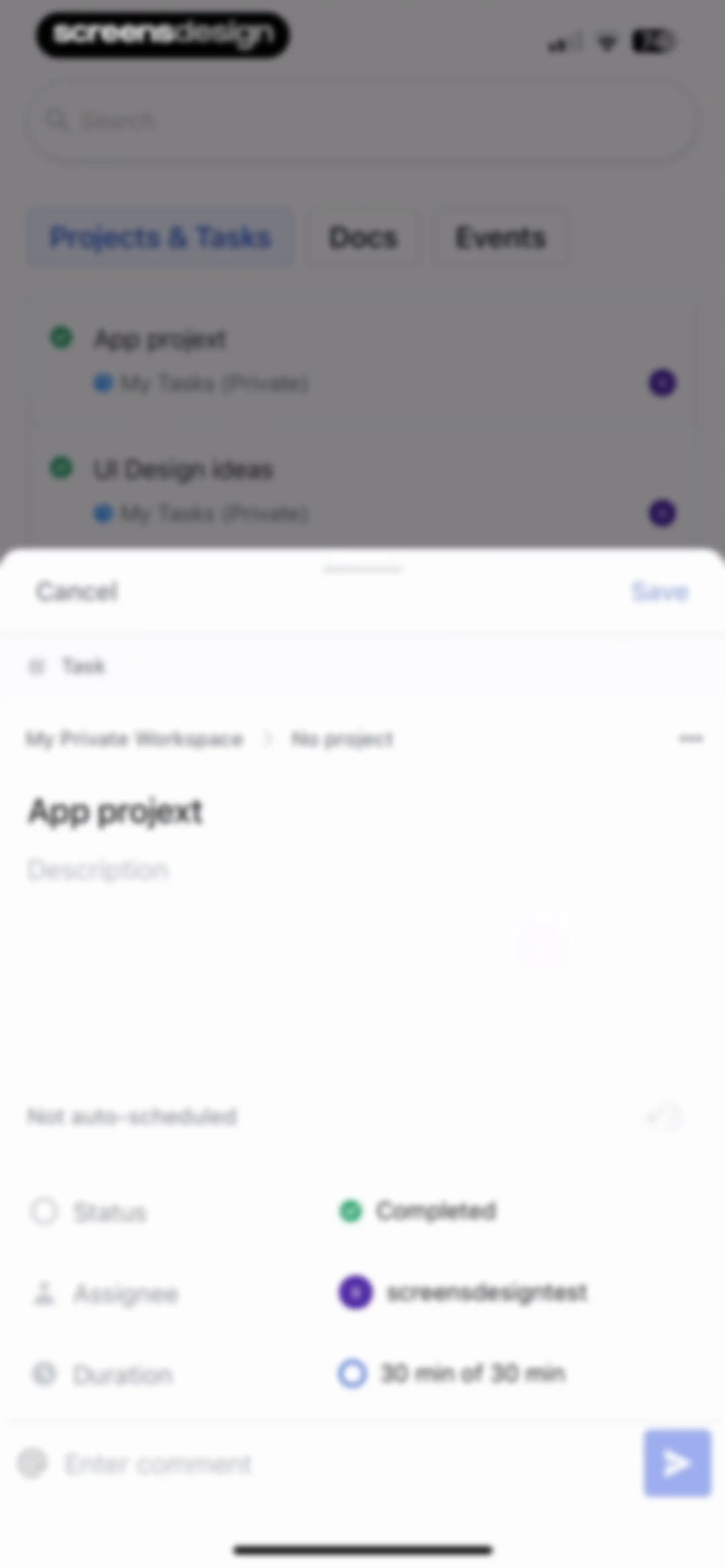 Motion: Tasks & AI Scheduling screen 93