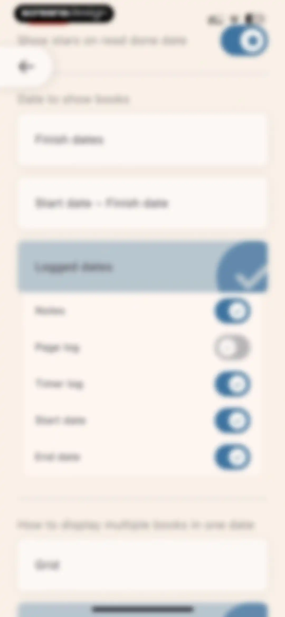 Bookmory - reading tracker screen 65