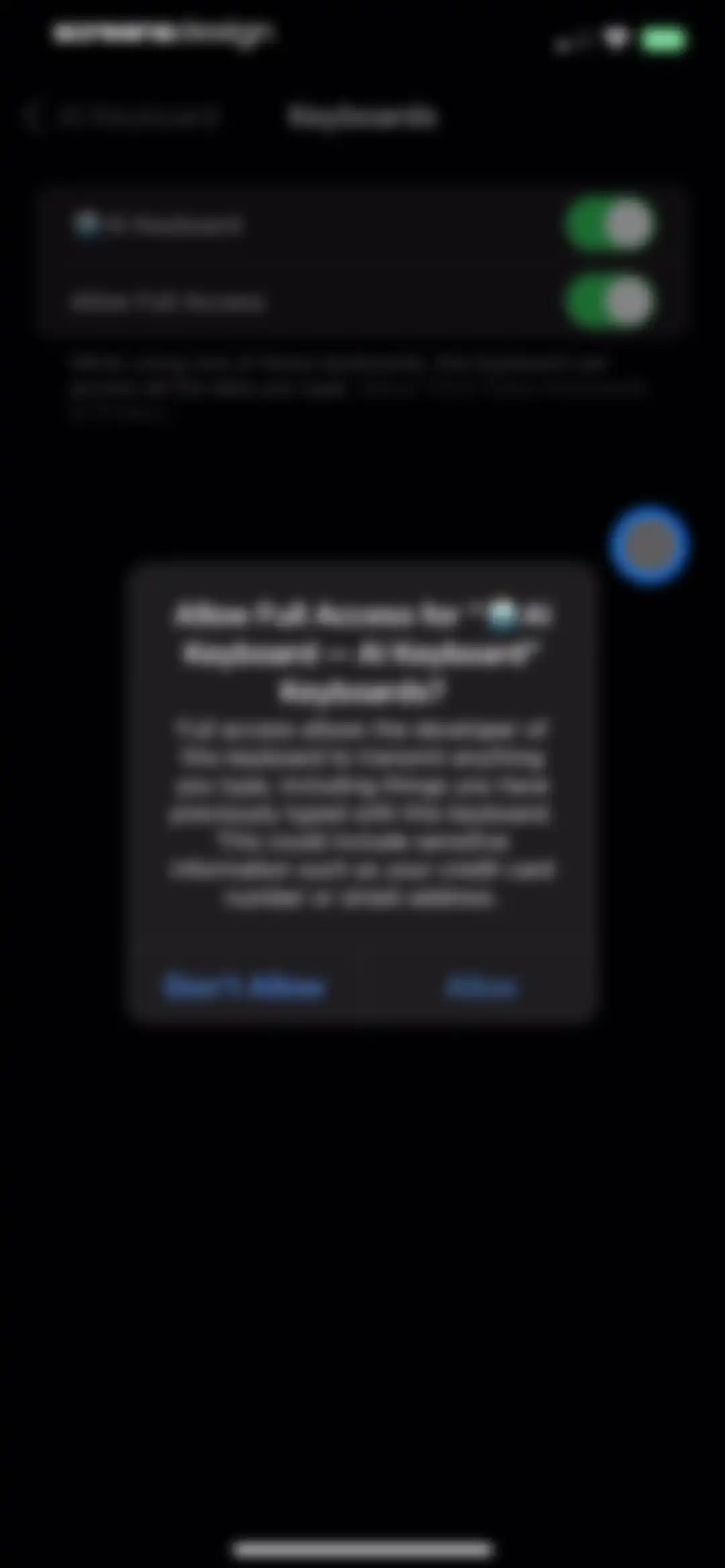 AI Keyboard: Chatbot, Grammar screen 8