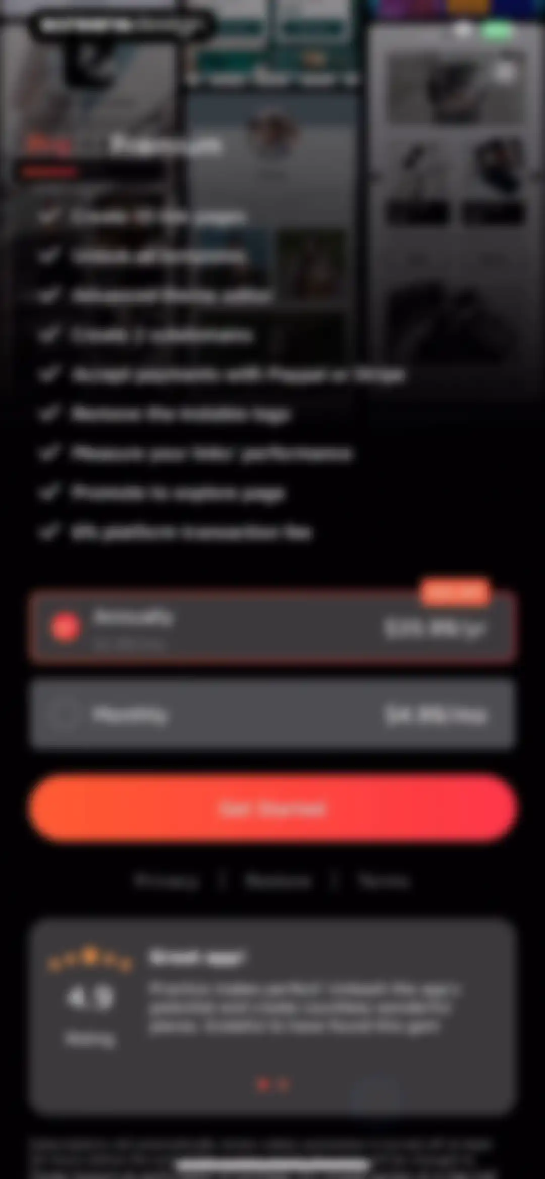 Linkbio - Link in Bio Builder screen 15