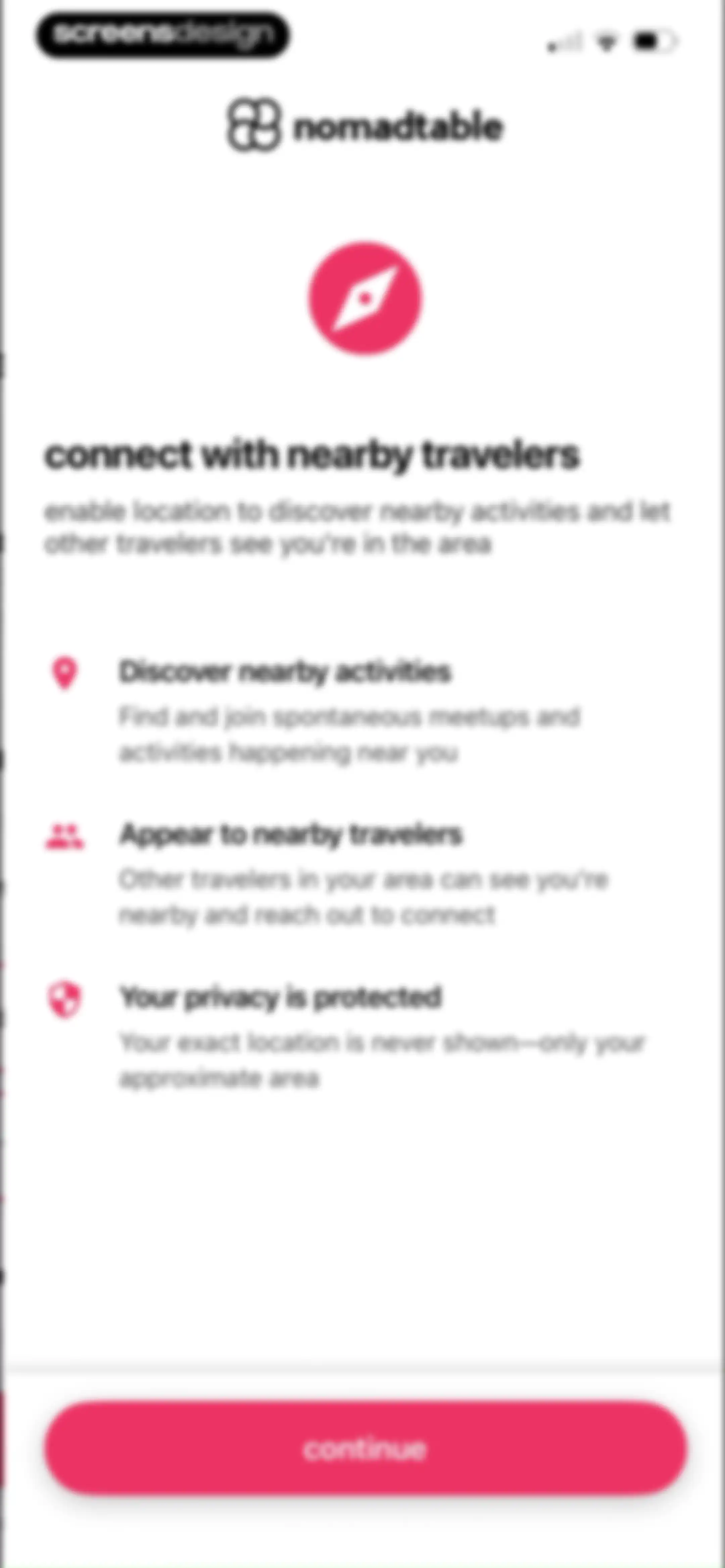 nomadtable: travel friends screen 32