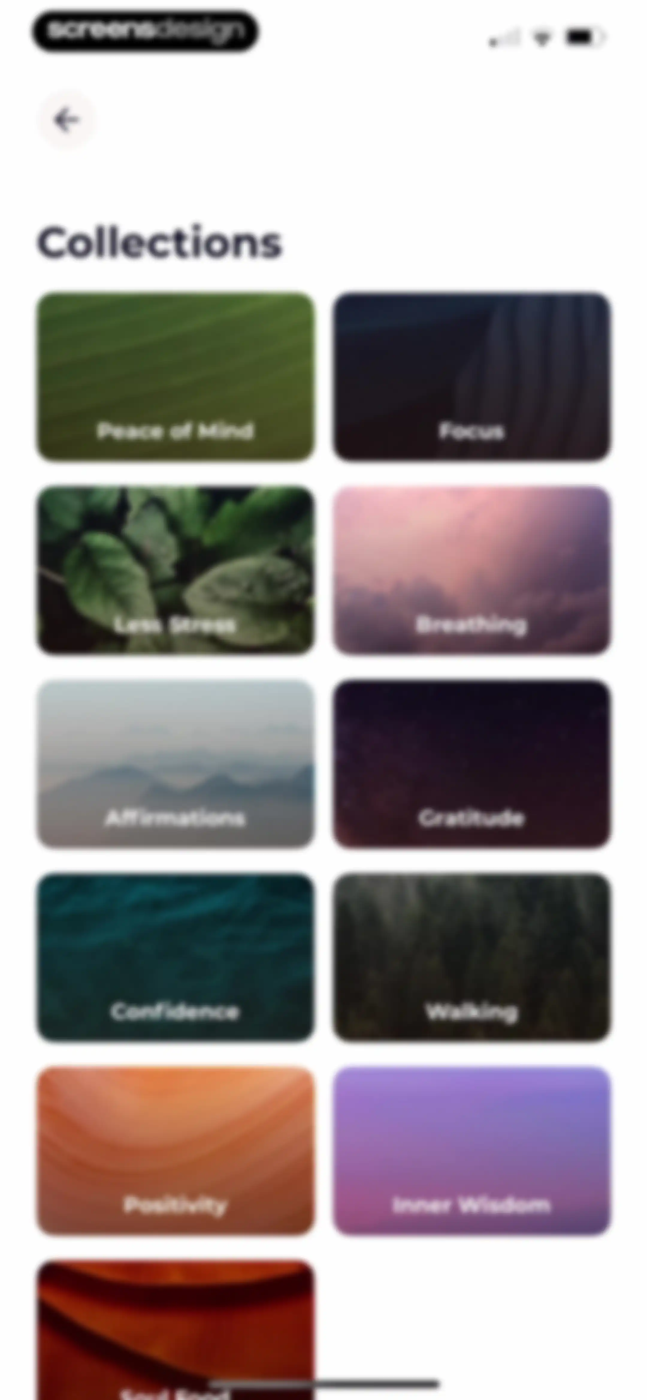 Meditation Moments - Guided screen 35