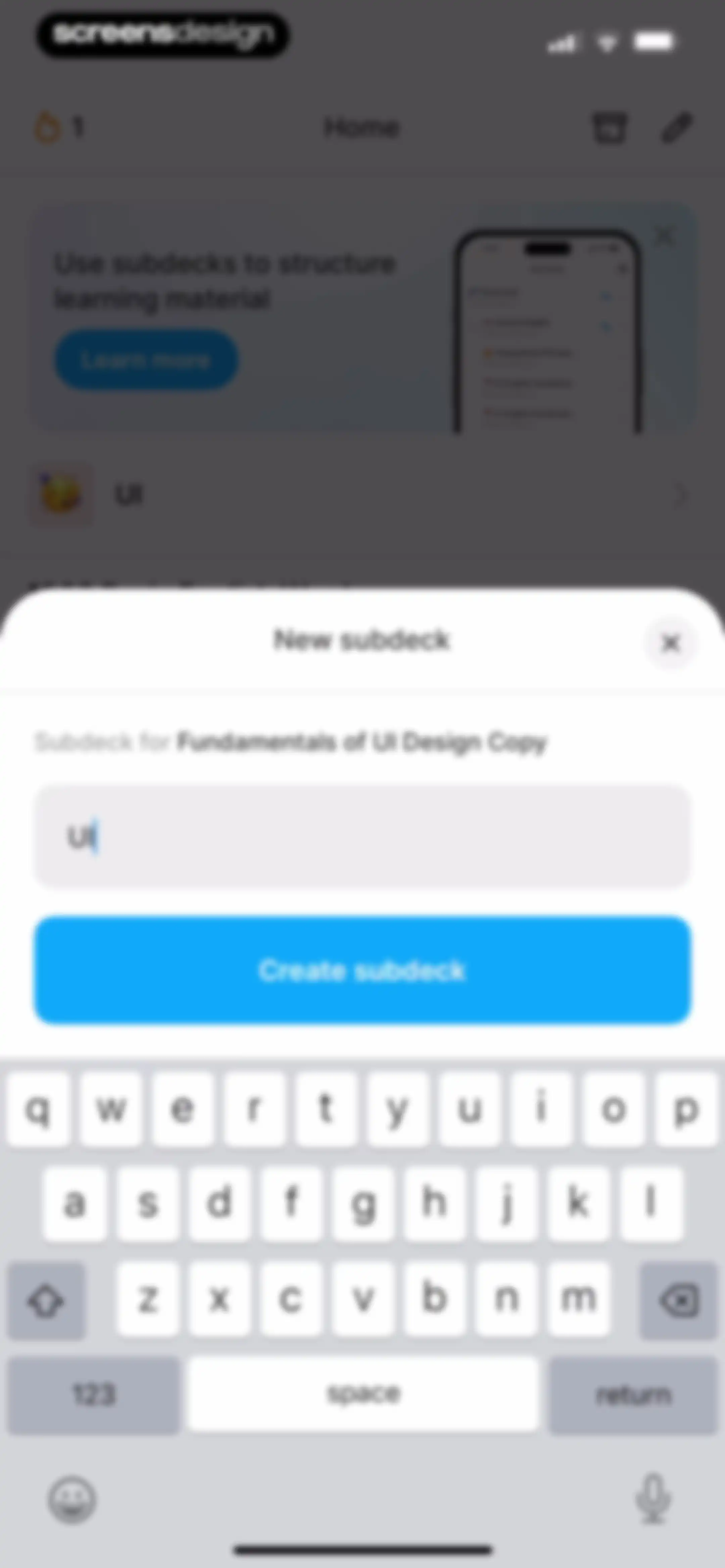 Noji - Flashcards study app screen 101