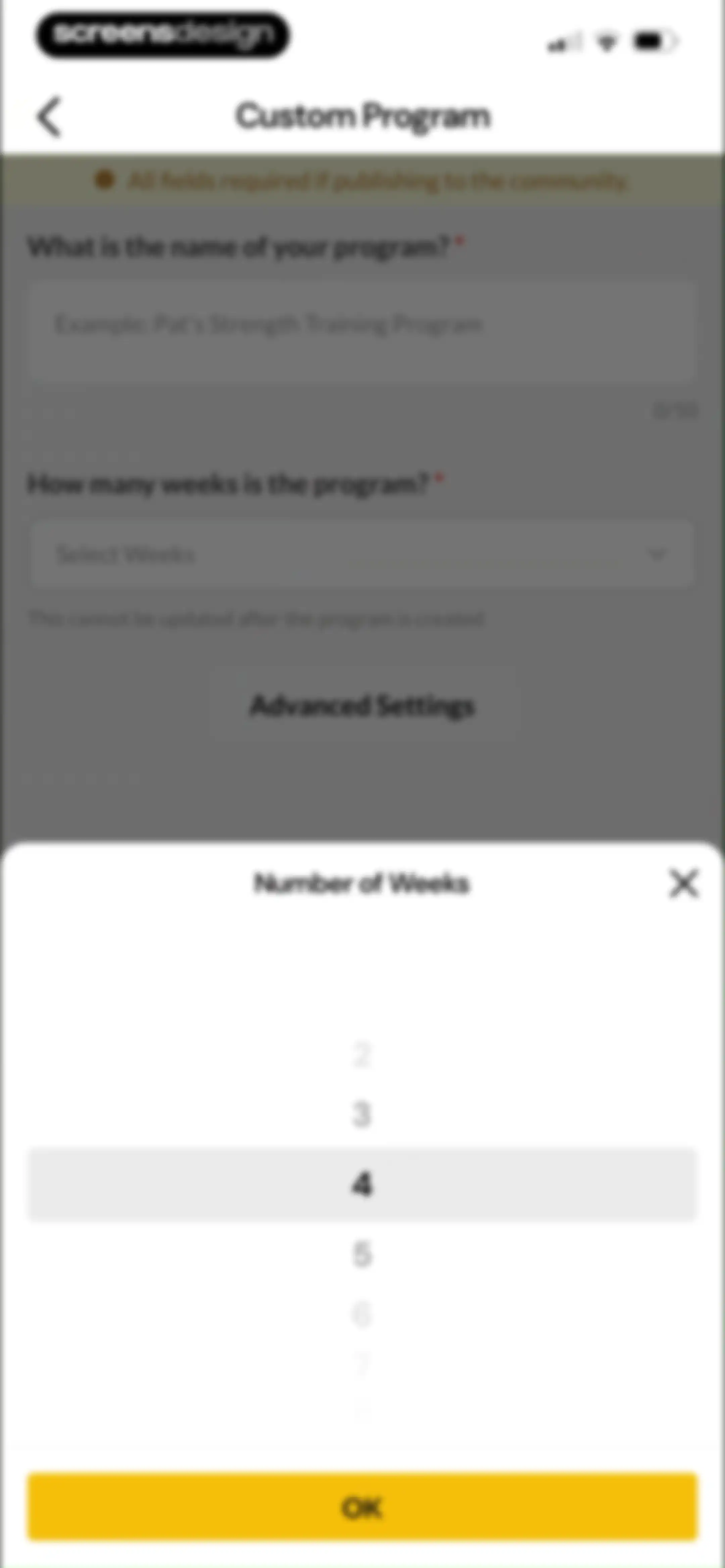 Boostcamp: Workout Programs screen 110