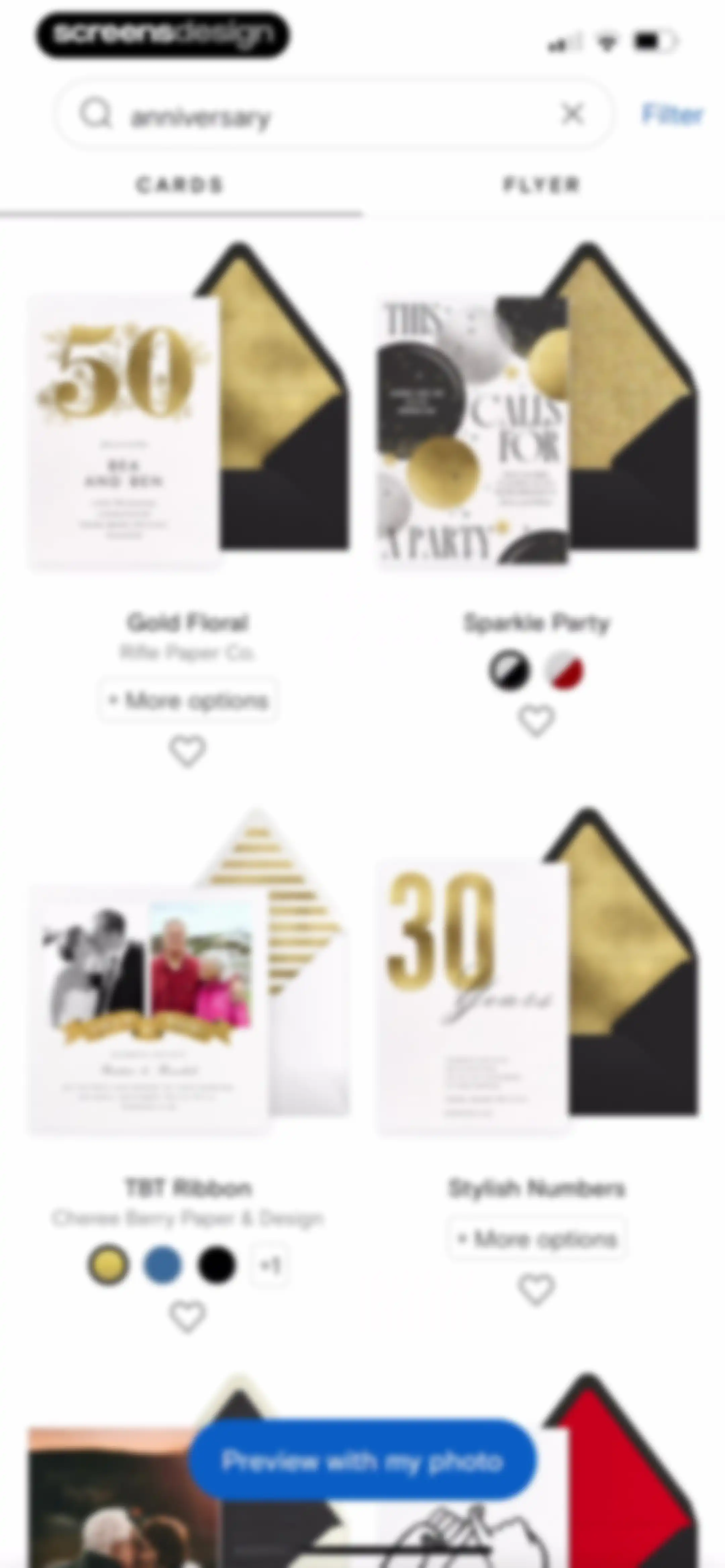 Paperless Post: Invitations screen 106