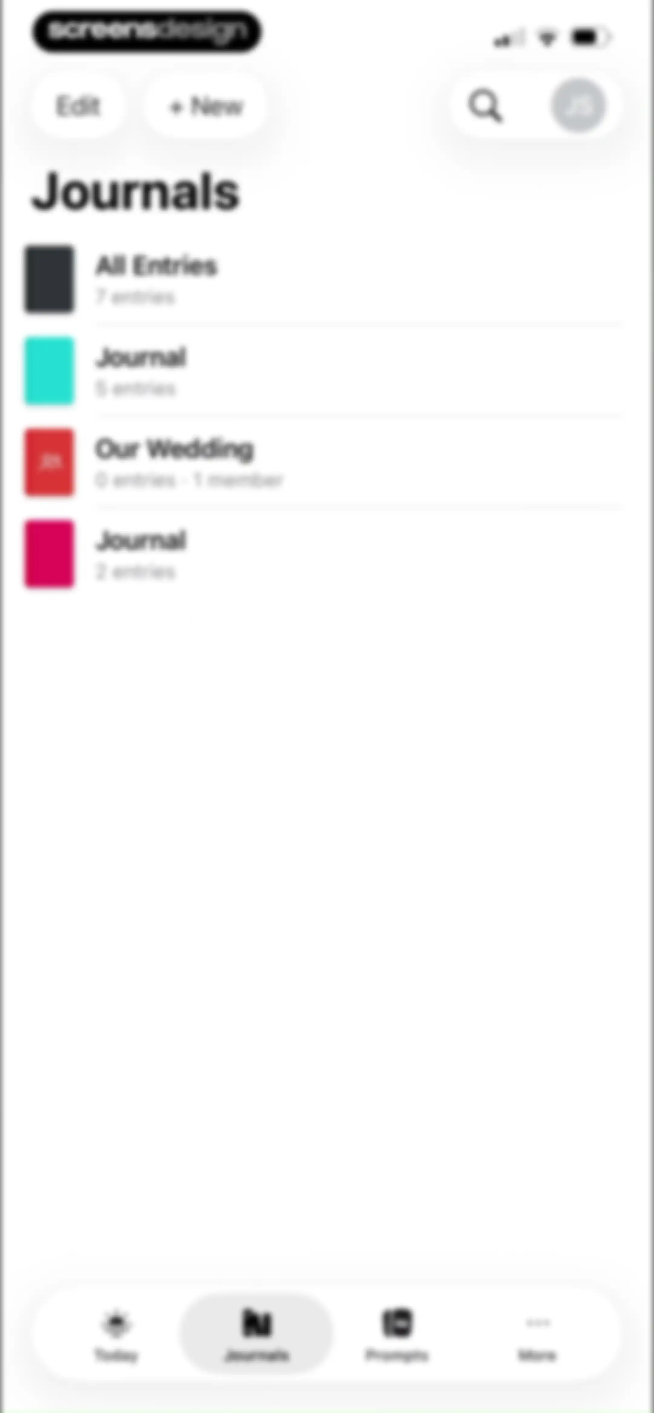 Day One: Daily Journal & Diary screen 99