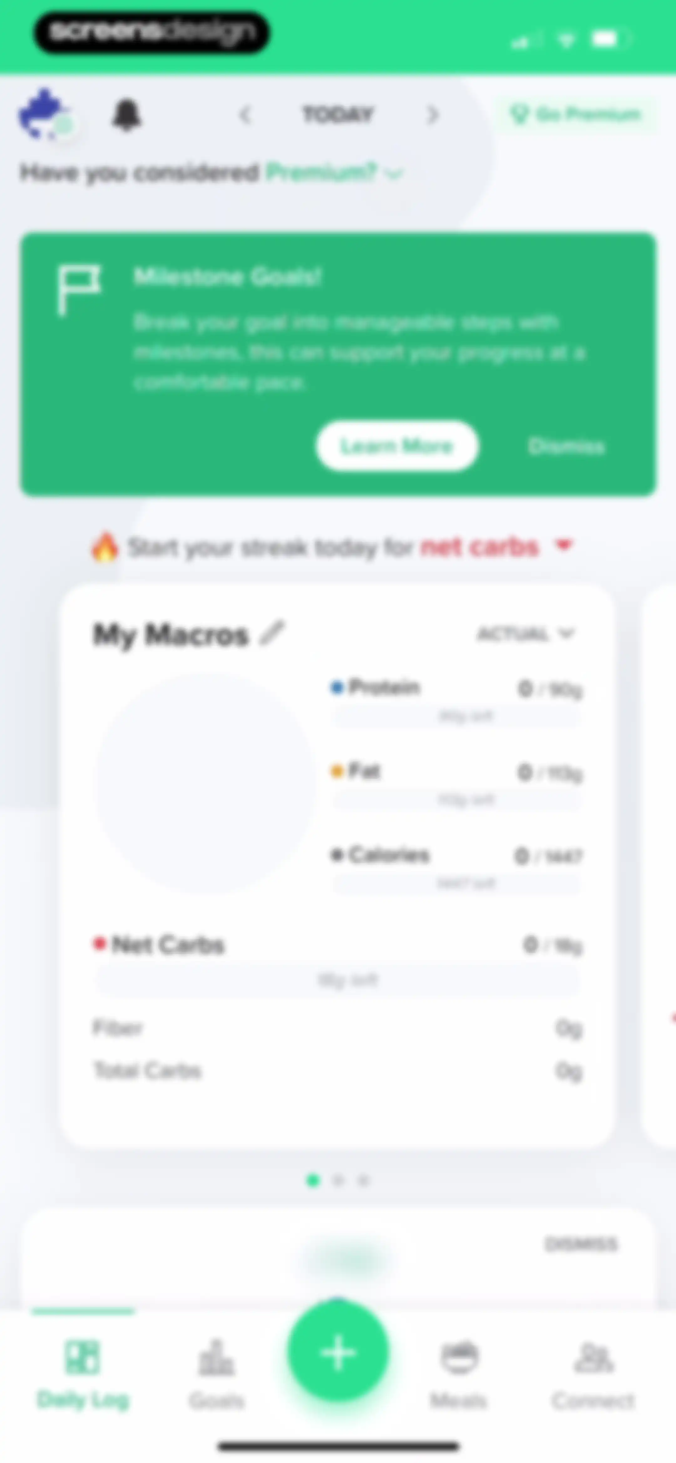 Carb Manager: Keto & Macro Log screen 62