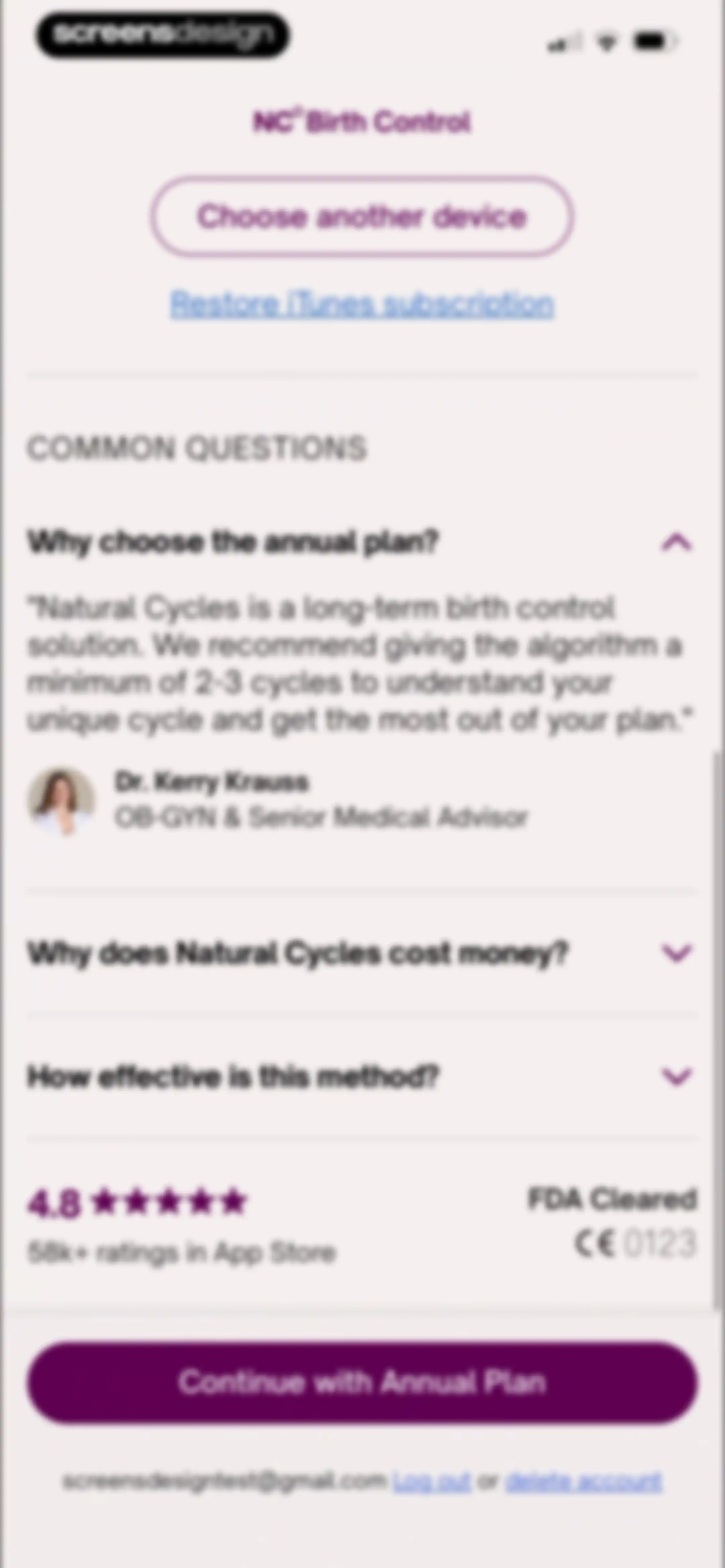 Natural Cycles Fertility App screen 41