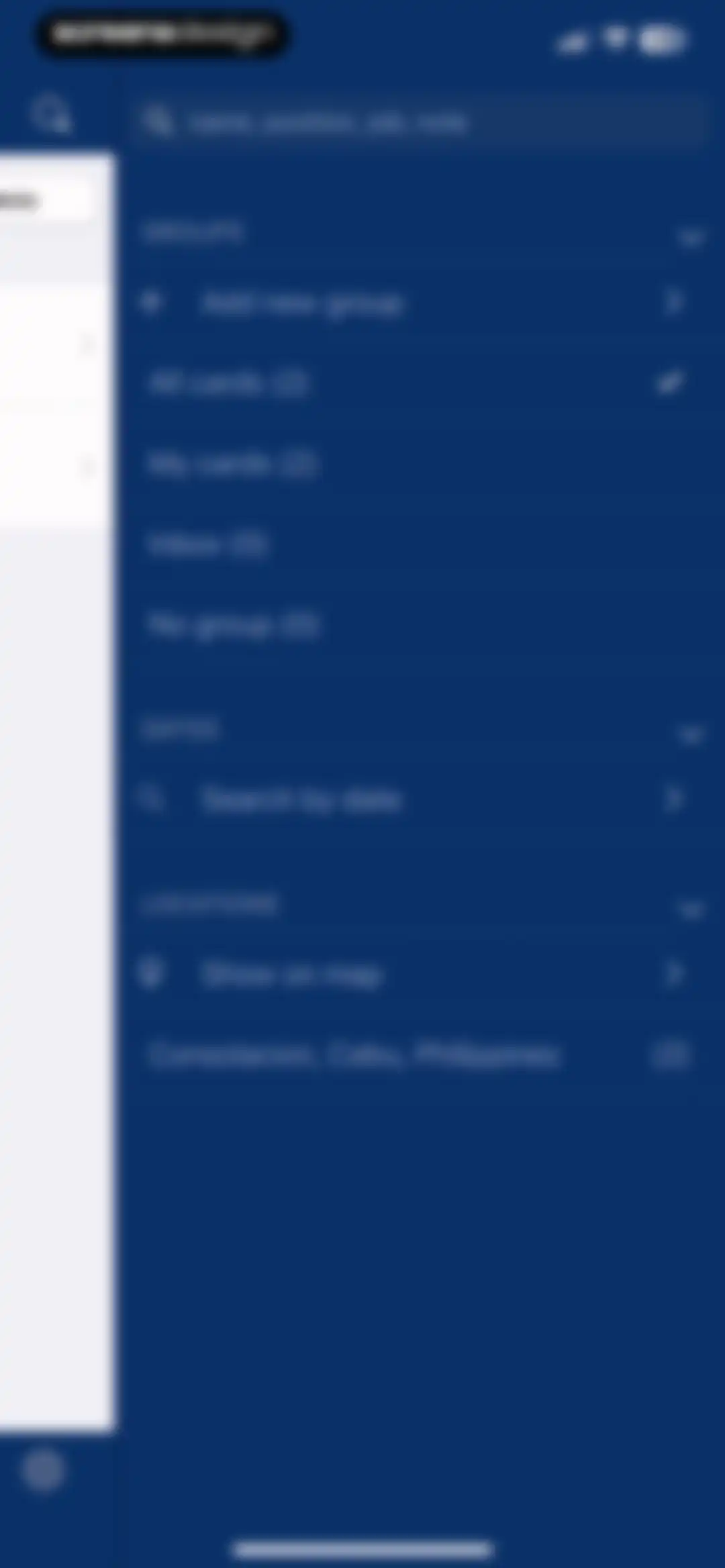 Business Card Reader screen 36