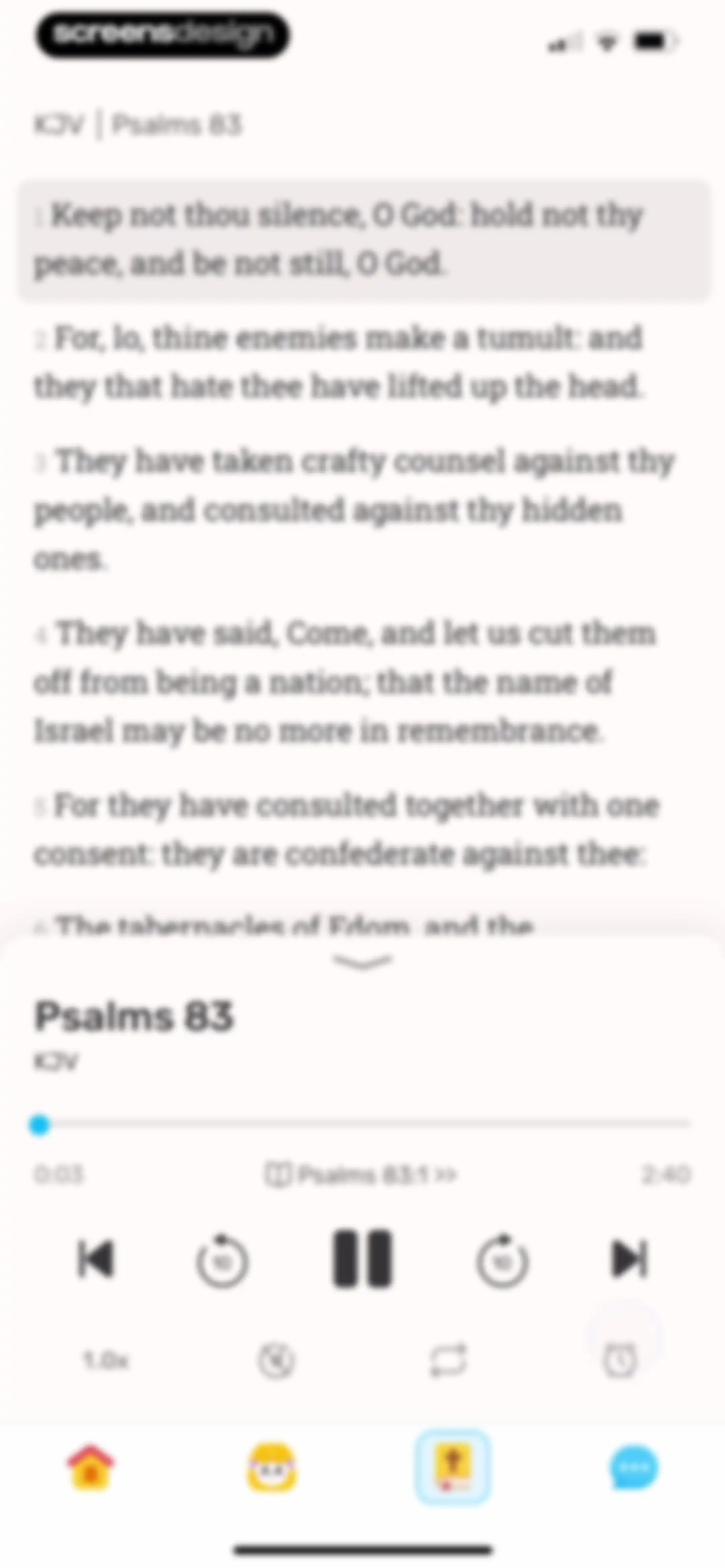 Bible Study - Manna screen 69