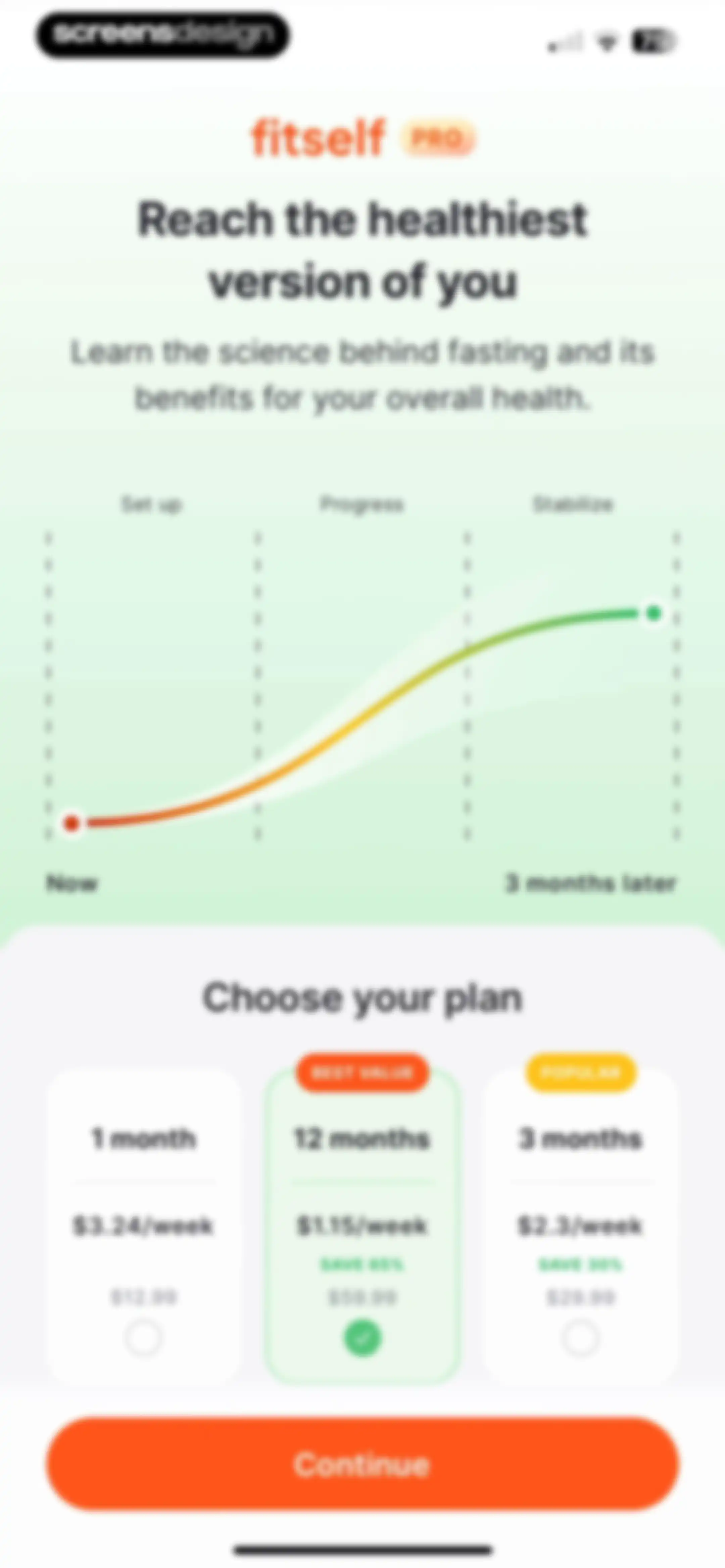 Fitself: Fitness and Fasting screen 42