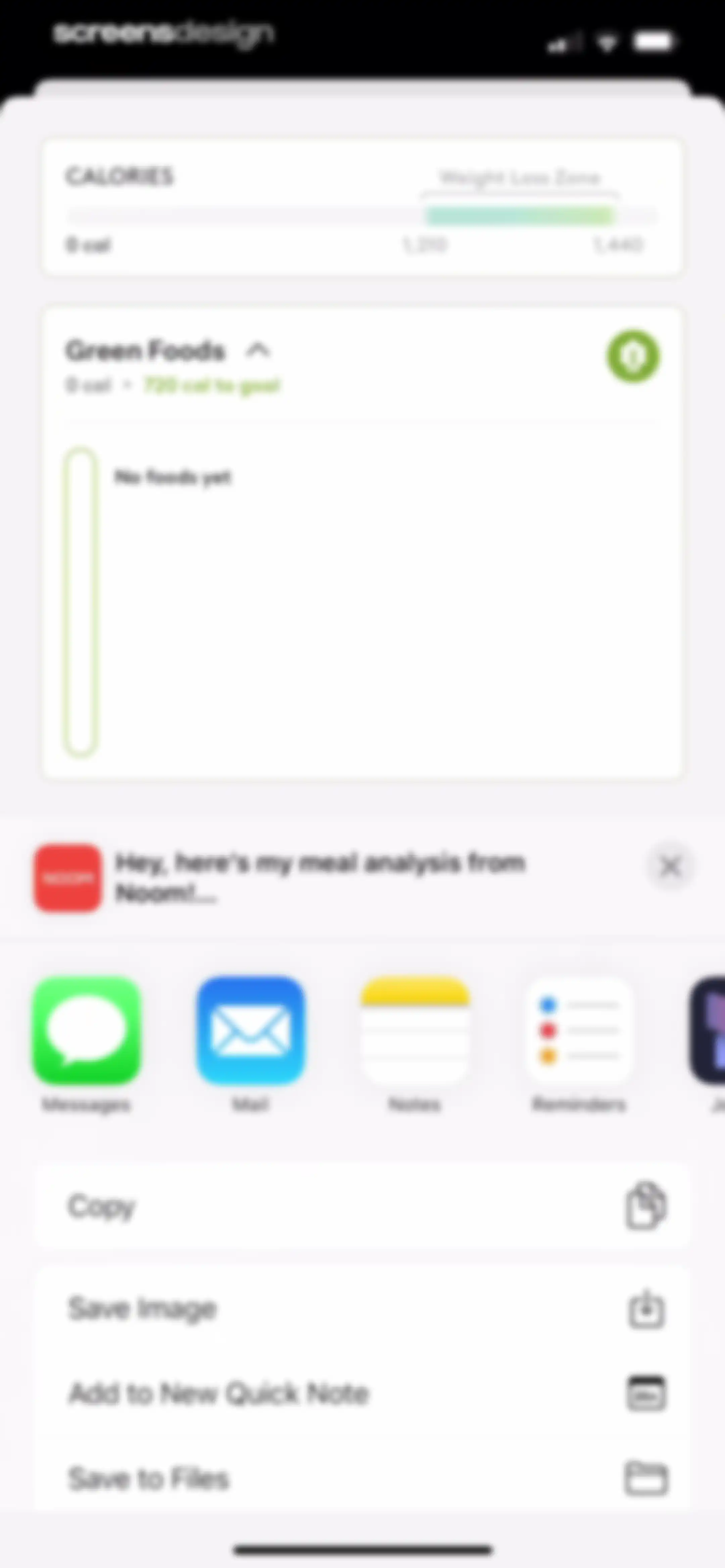 Noom Weight Loss, Food Tracker screen 141