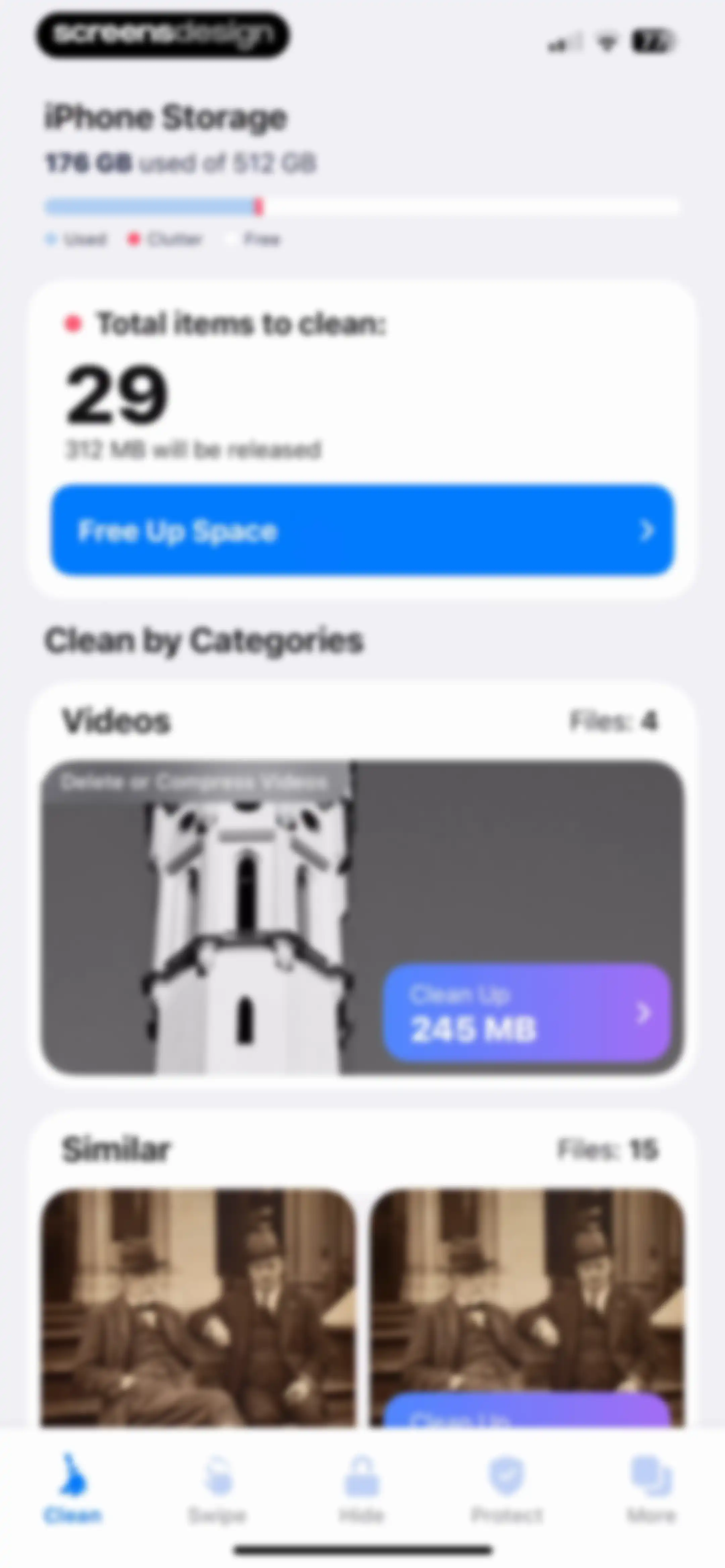 Cleaner Kit - Clean Up Storage screen 17