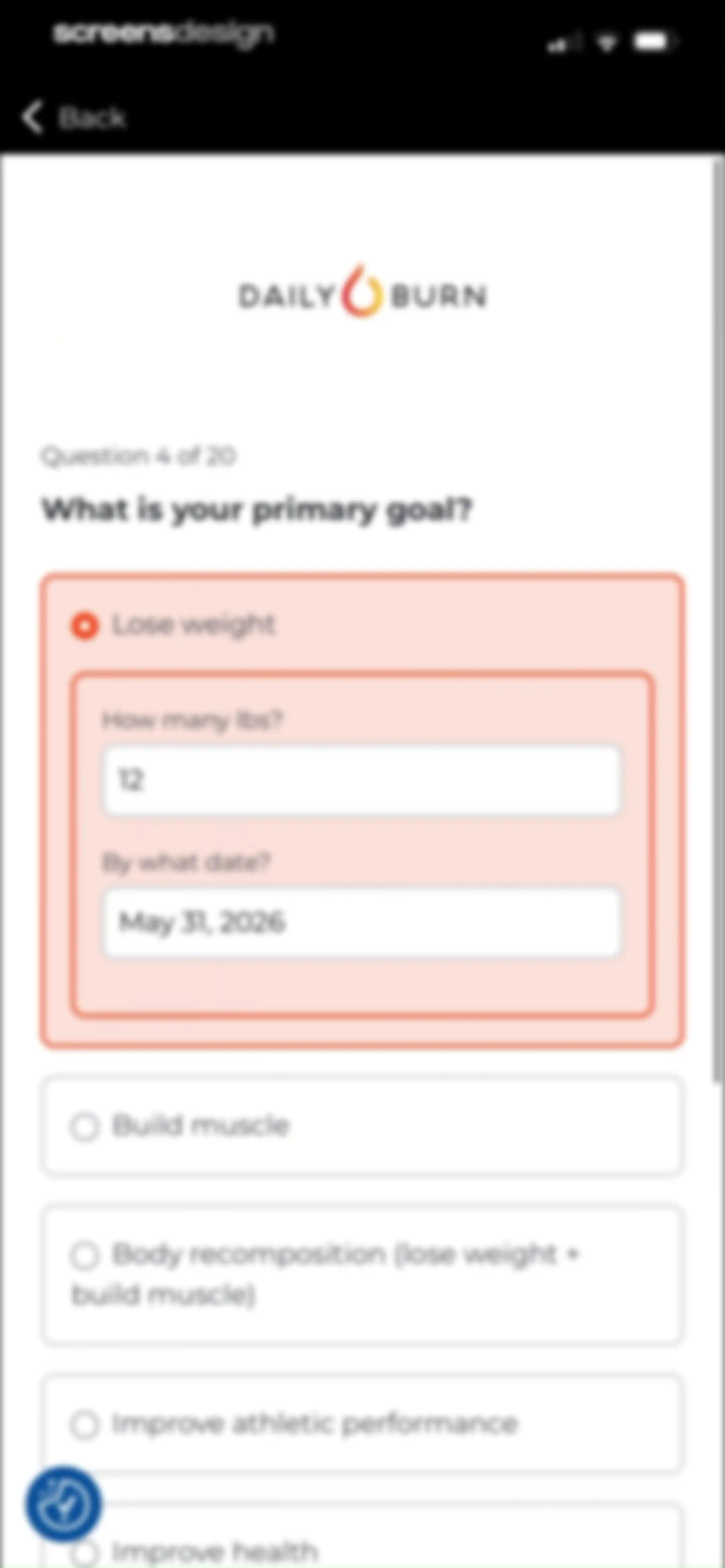 Daily Burn: Home Workouts screen 19