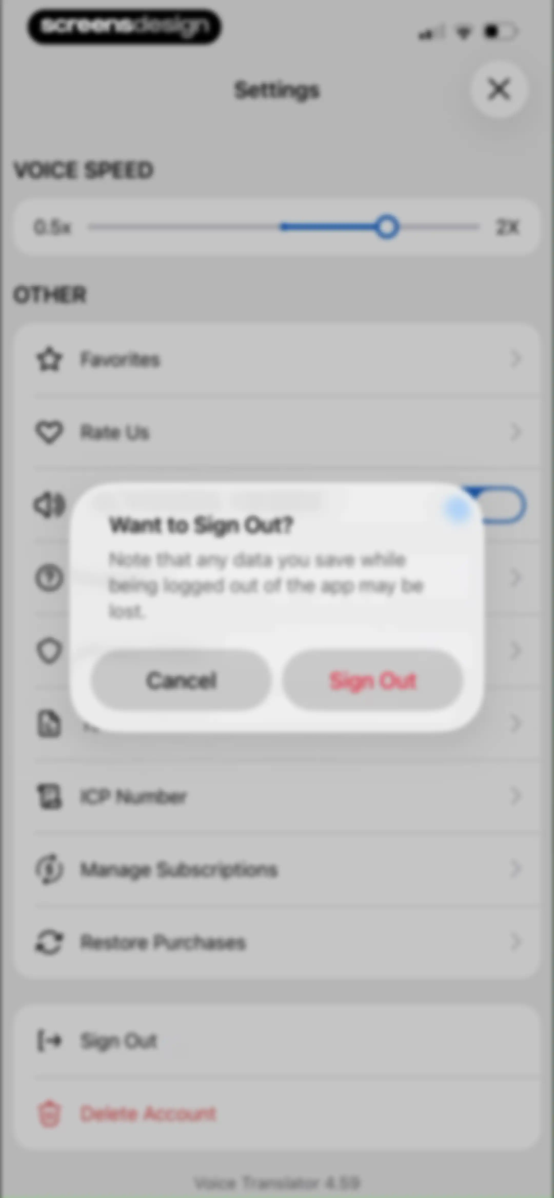 Voice Translator: AI Translate screen 42