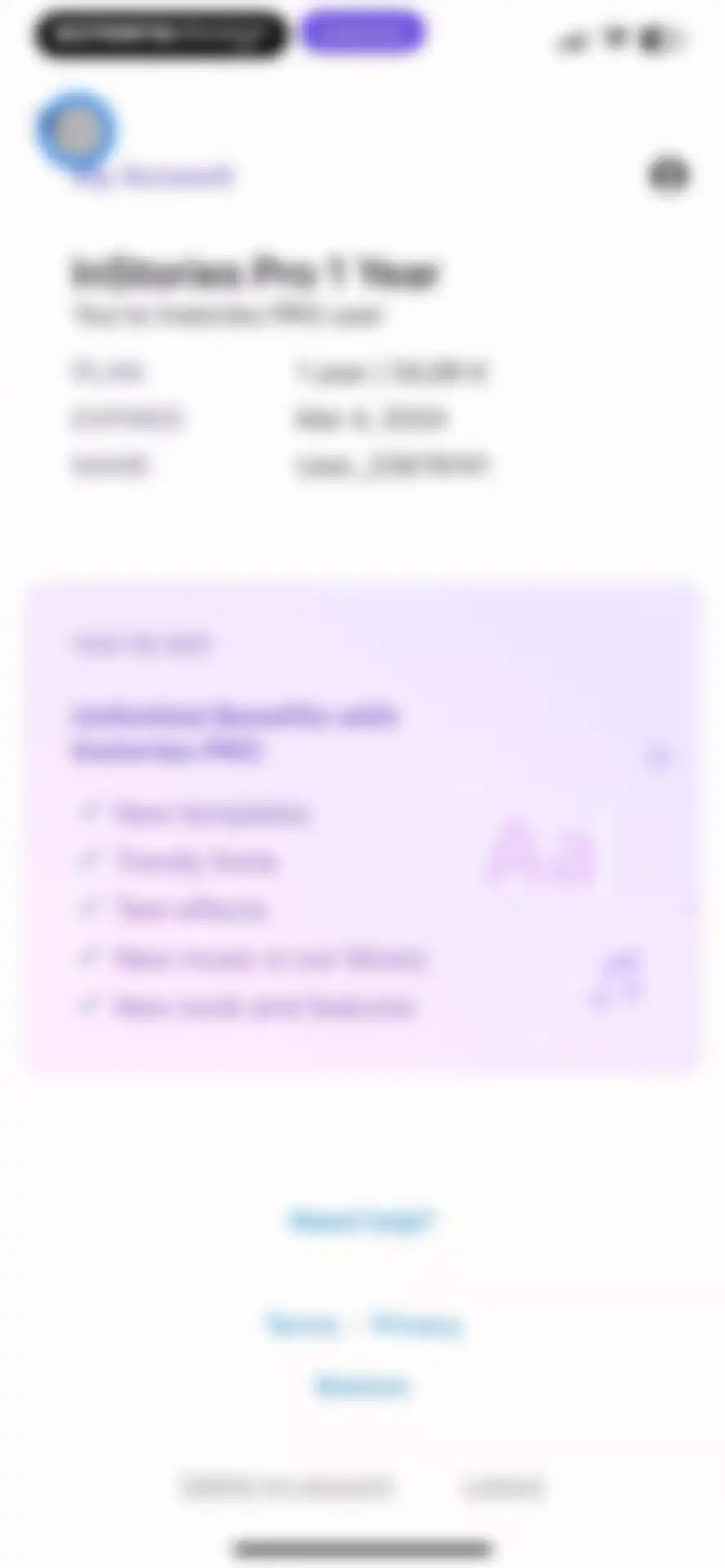 Instories: AI Photo & Video screen 74