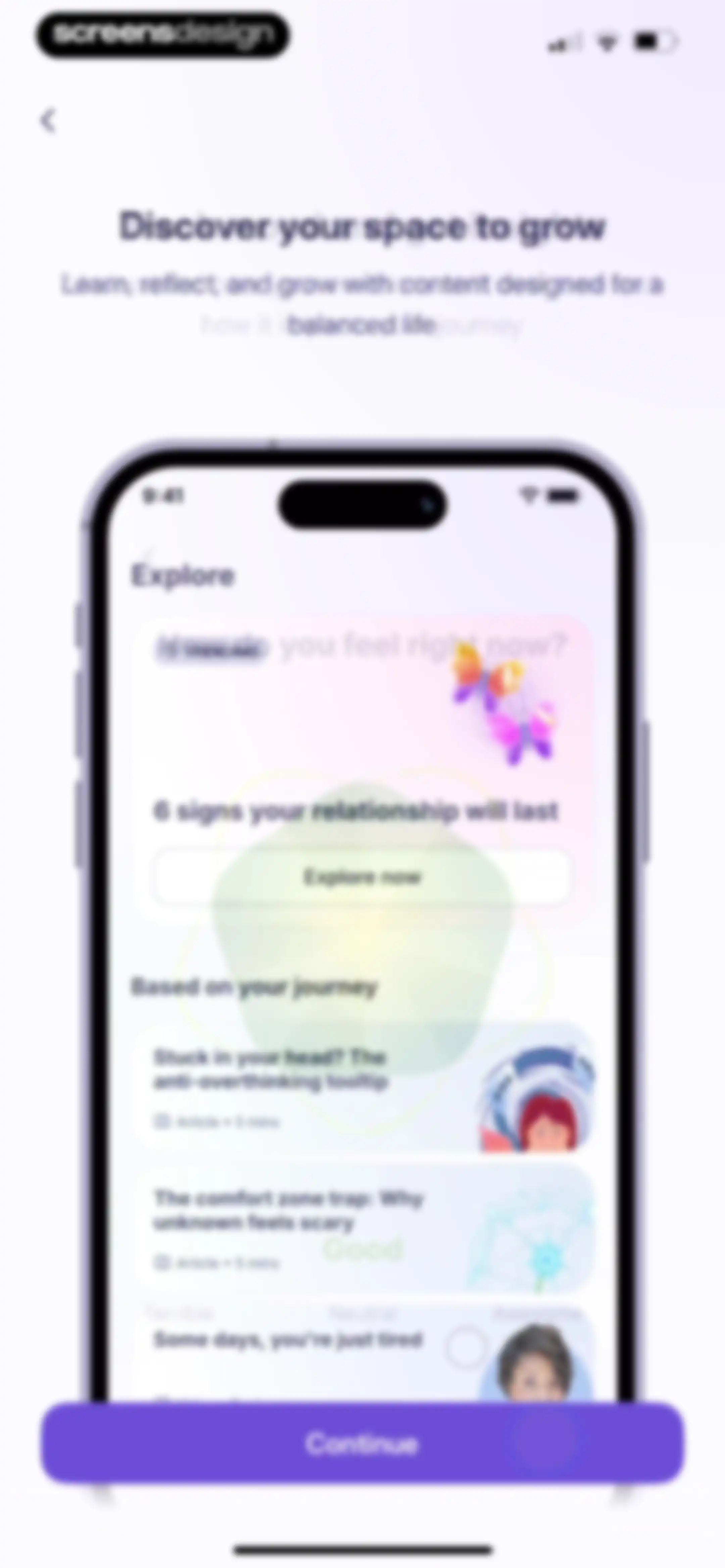 Liven: Discover yourself screen 54