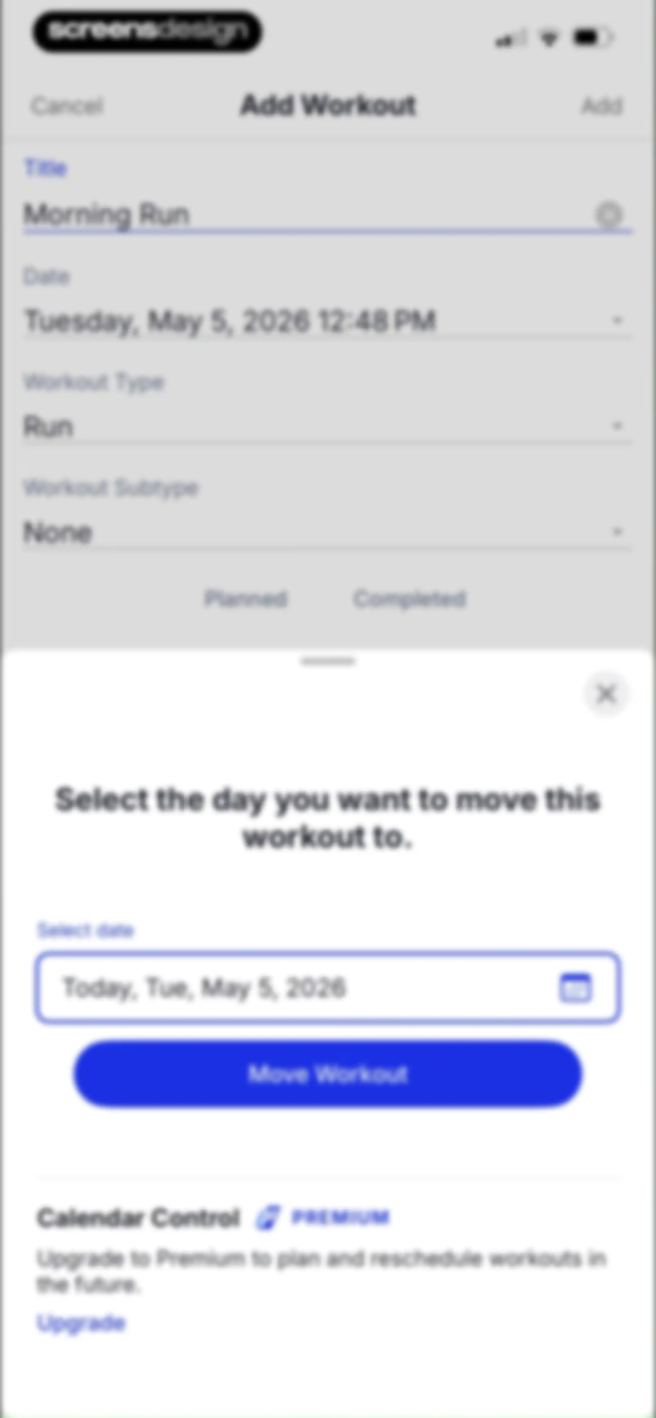TrainingPeaks: Plan Train Lift screen 23