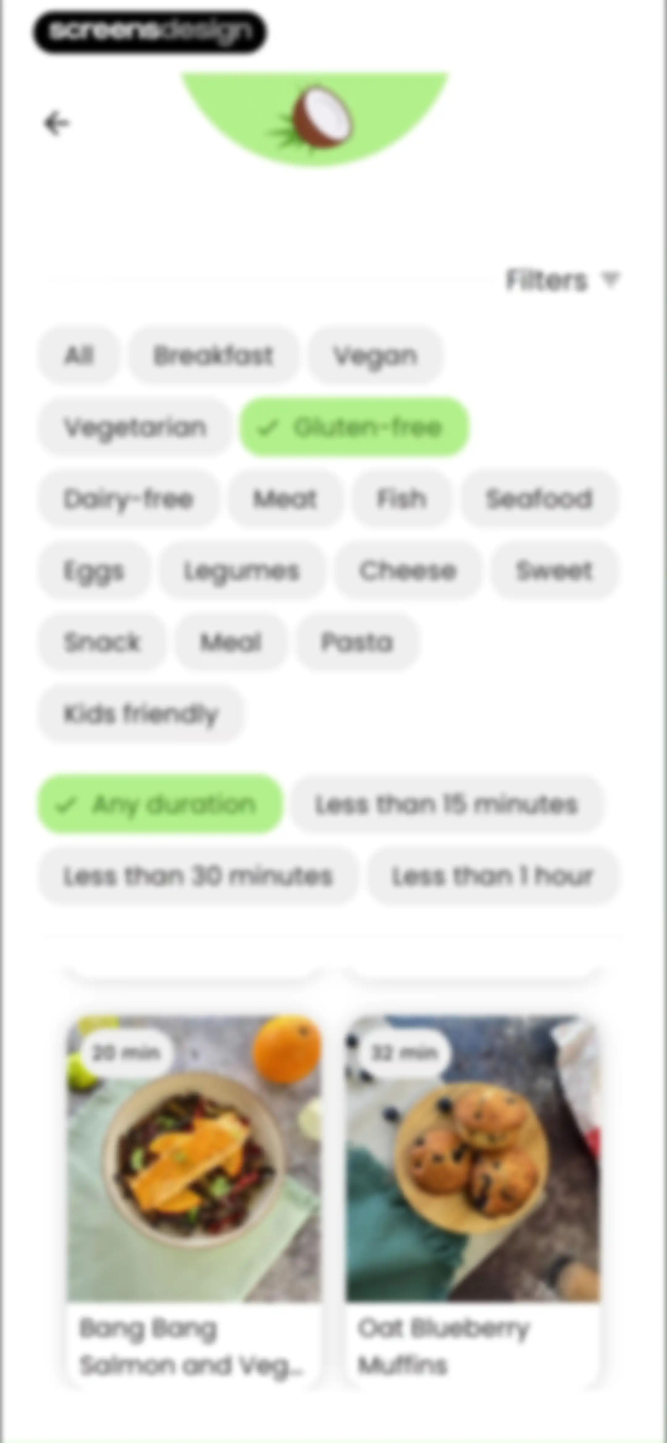 Diabetes food tracker - Gococo screen 156