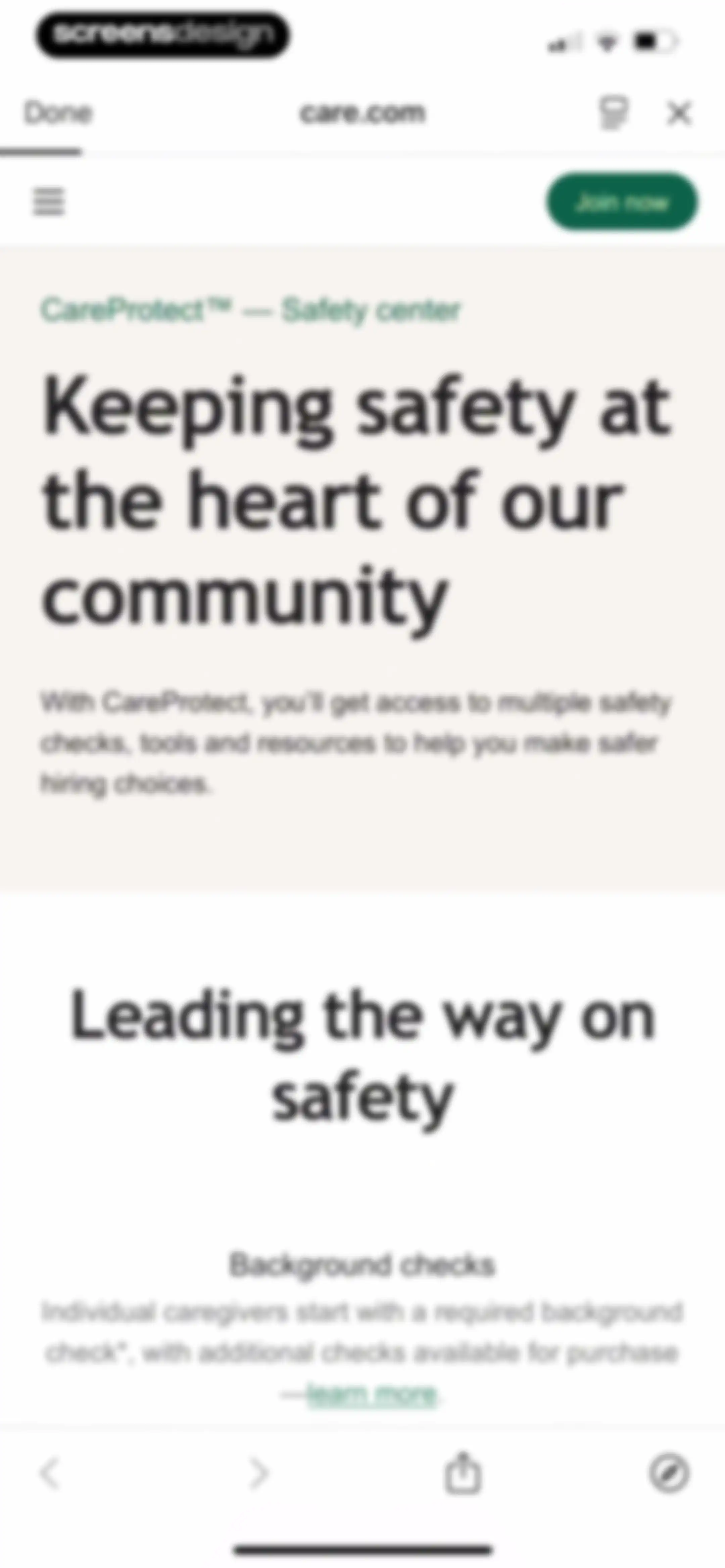 Care.com: Hire Caregivers screen 103