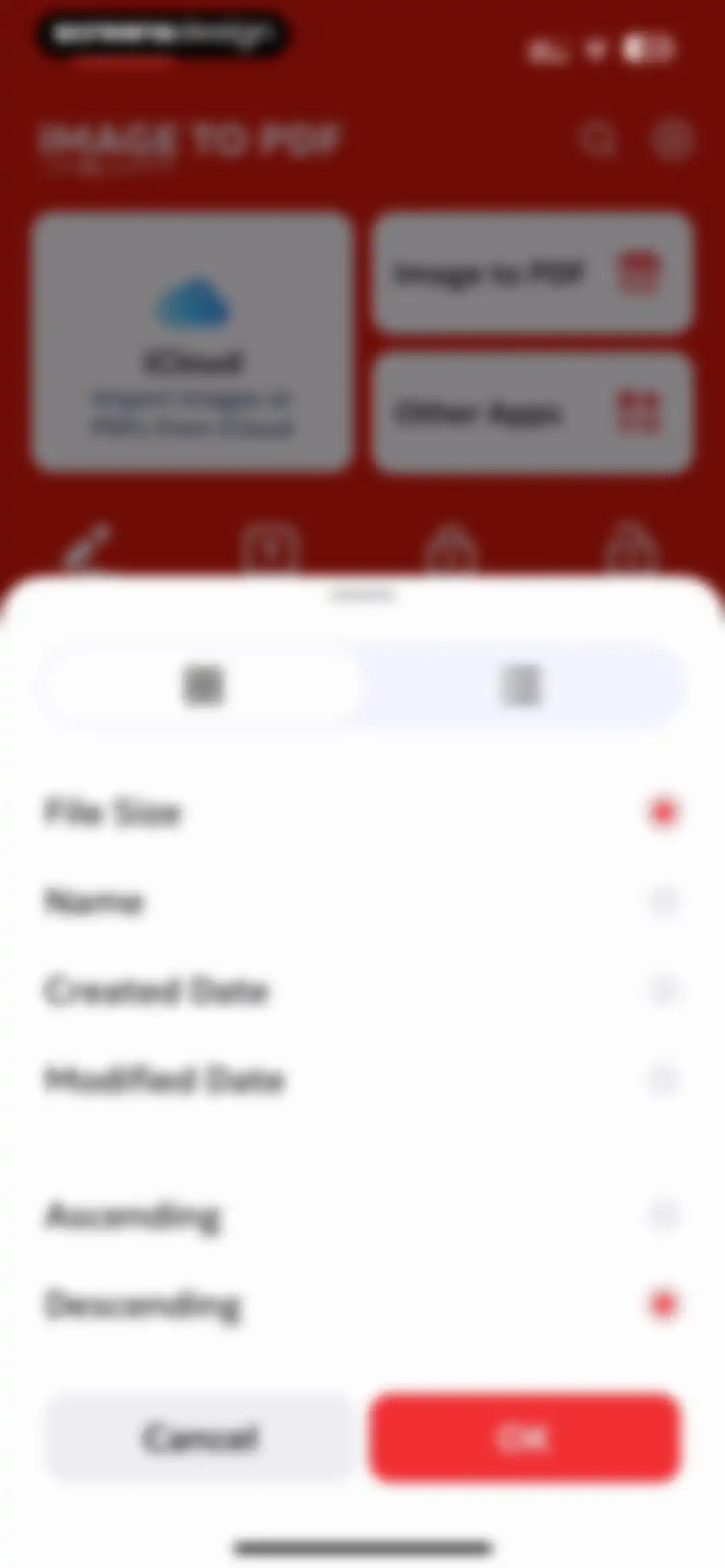 Image to PDF Converter · Edit screen 69