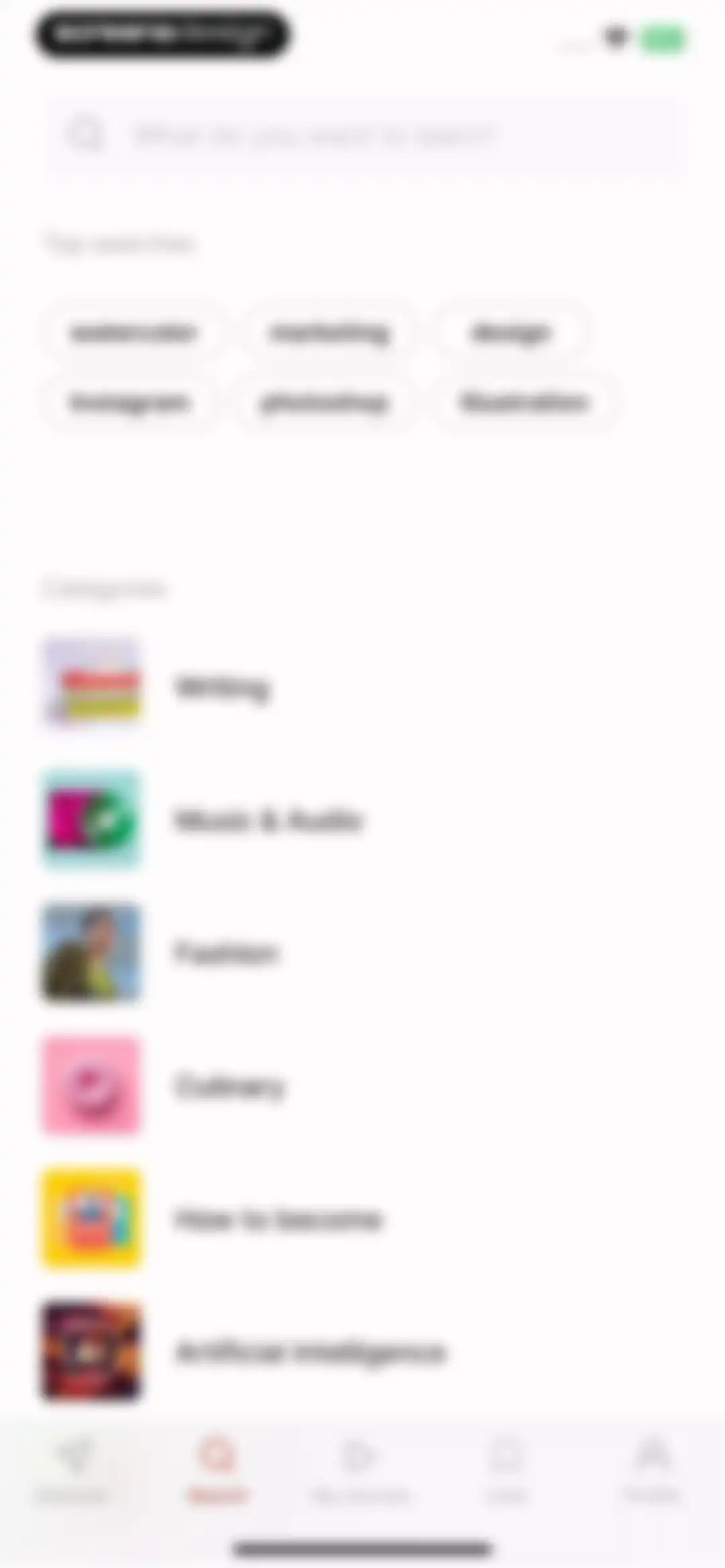 Domestika - Online courses screen 30