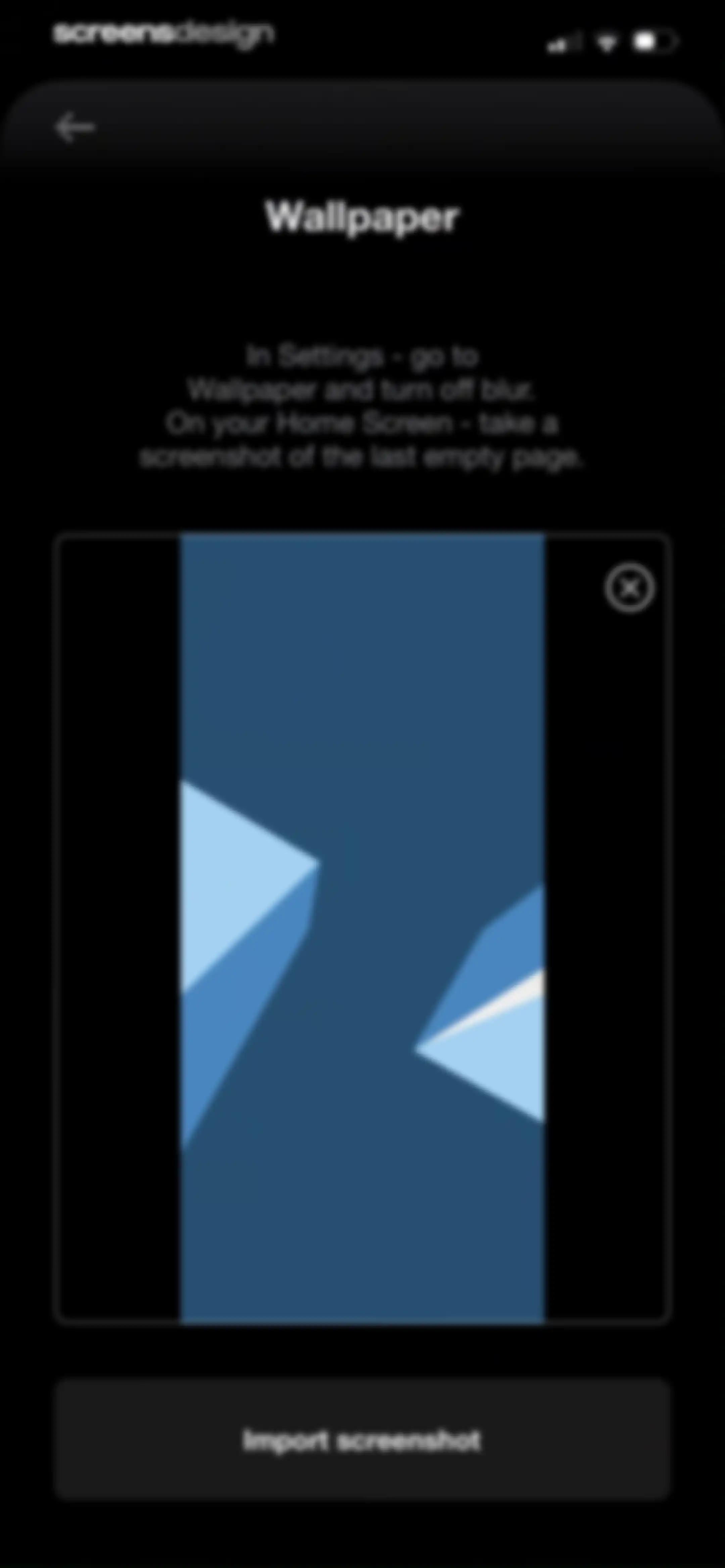 Blank Spaces Launcher screen 52