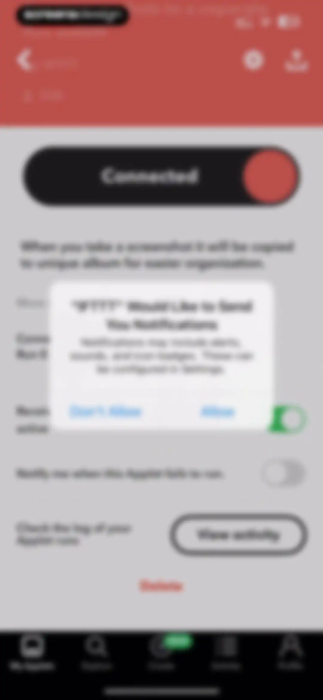 IFTTT - Automate work and home screen 15
