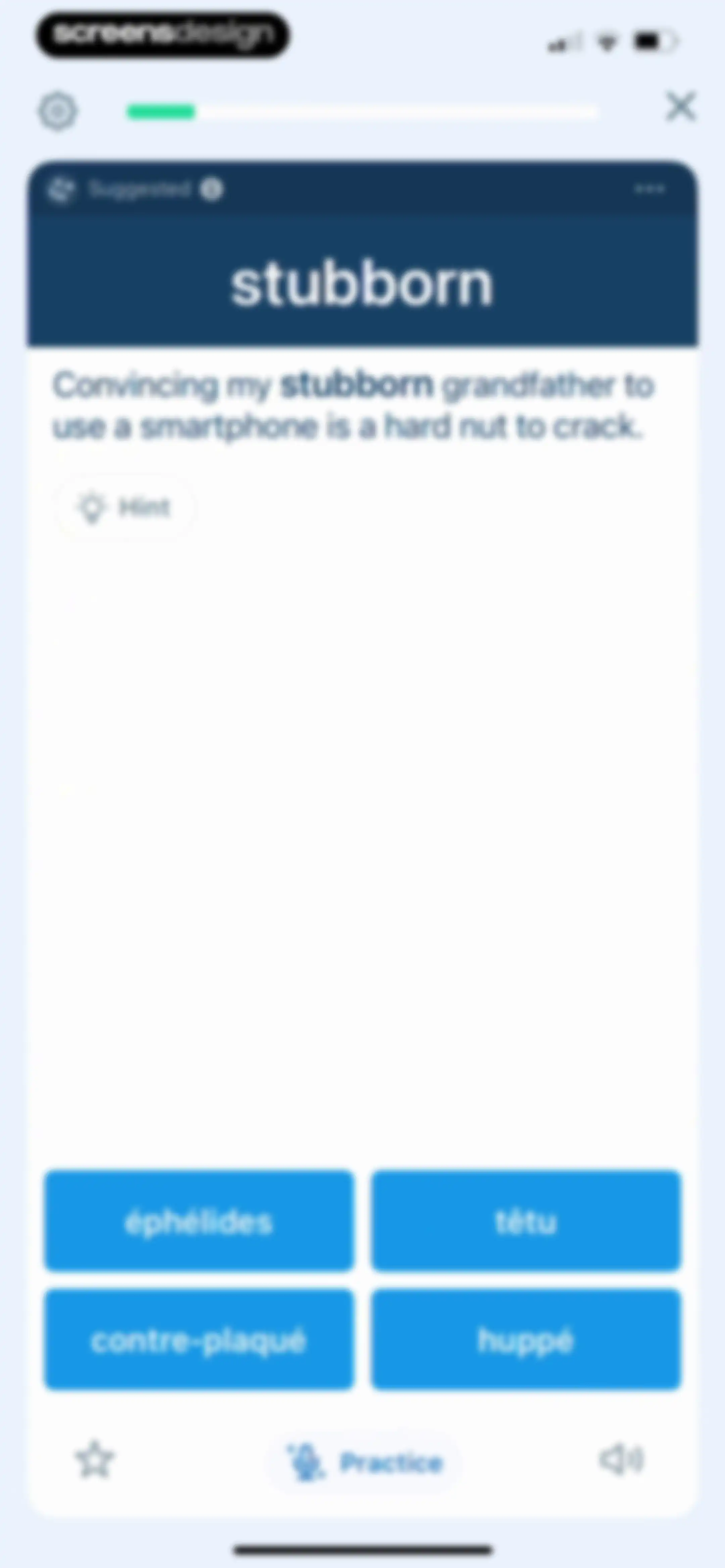 Reverso translate and learn screen 61