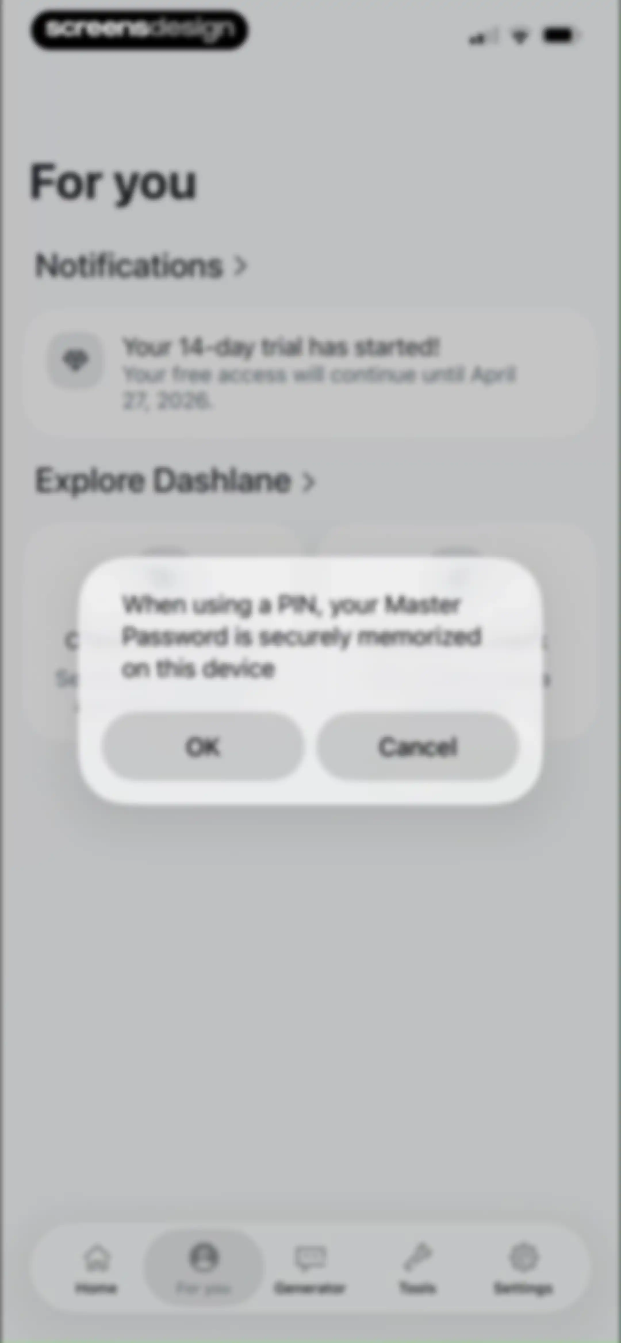 Dashlane Password Manager screen 29