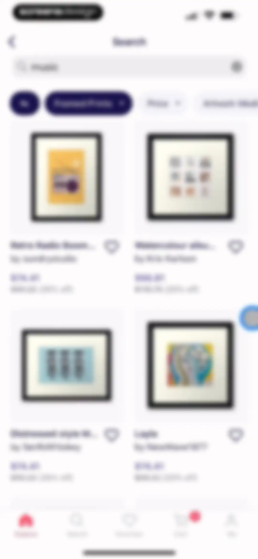 Redbubble - Shop original art screen 54