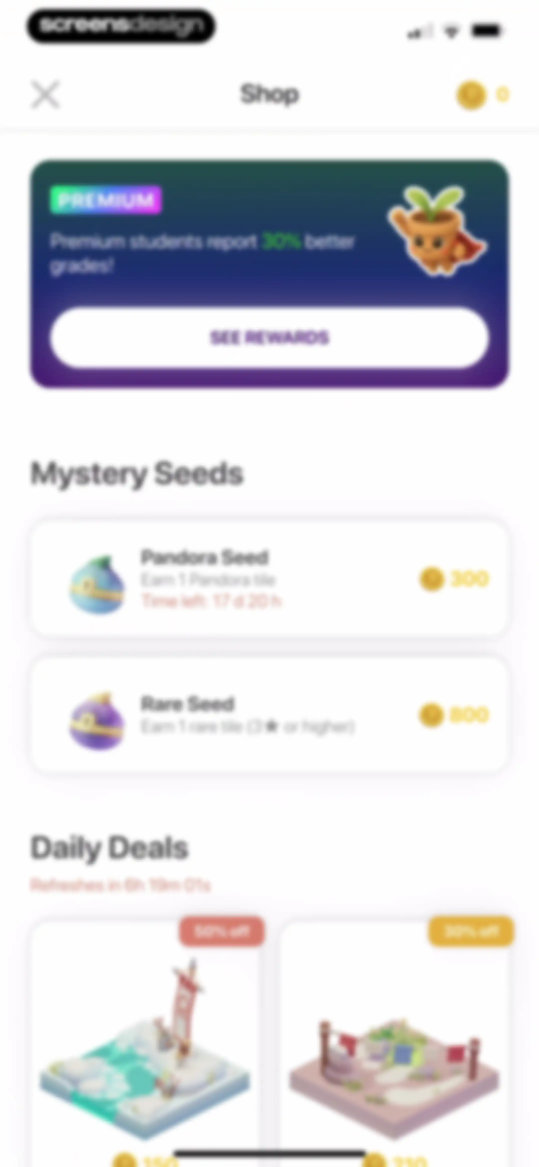 Focus Tree: Timer & Flashcards screen 93