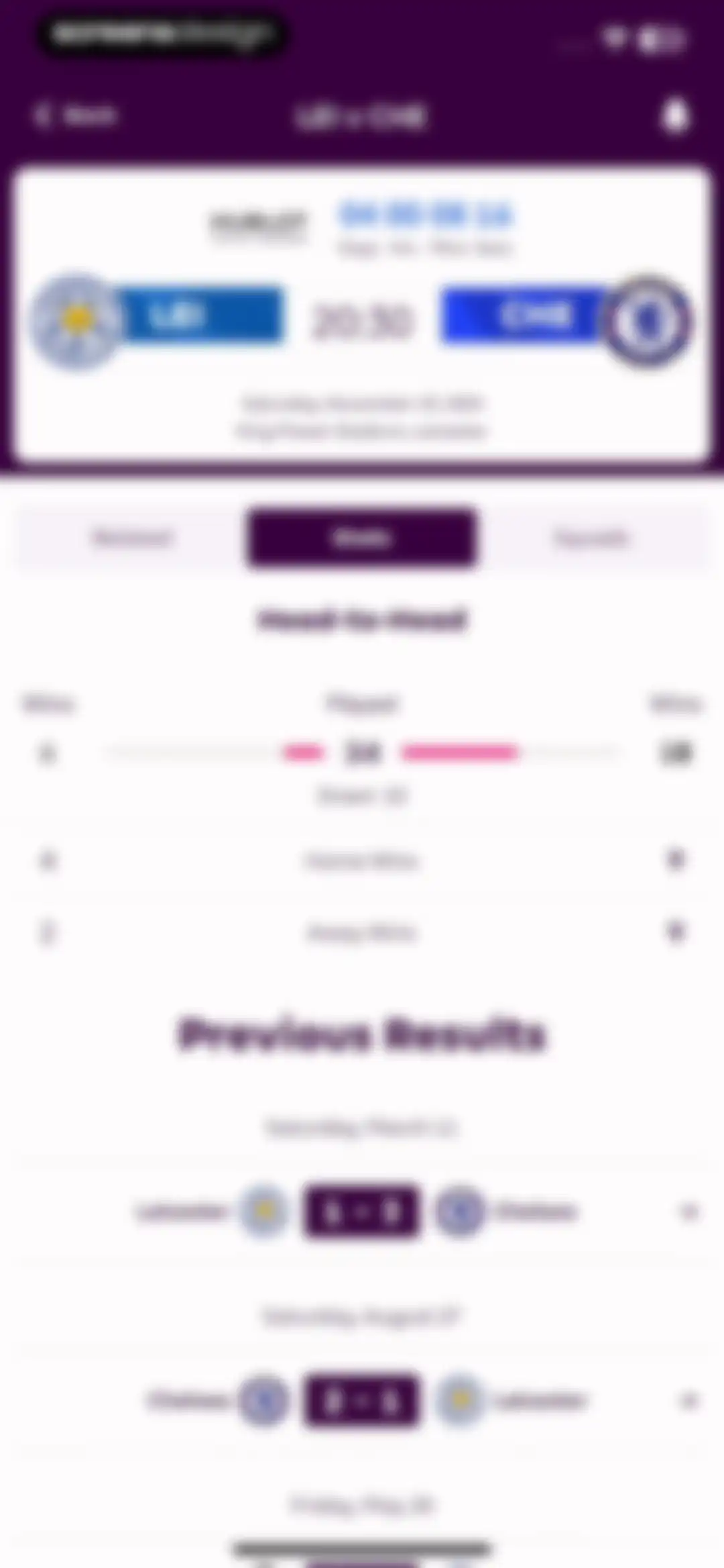 Premier League - Scores, News screen 44