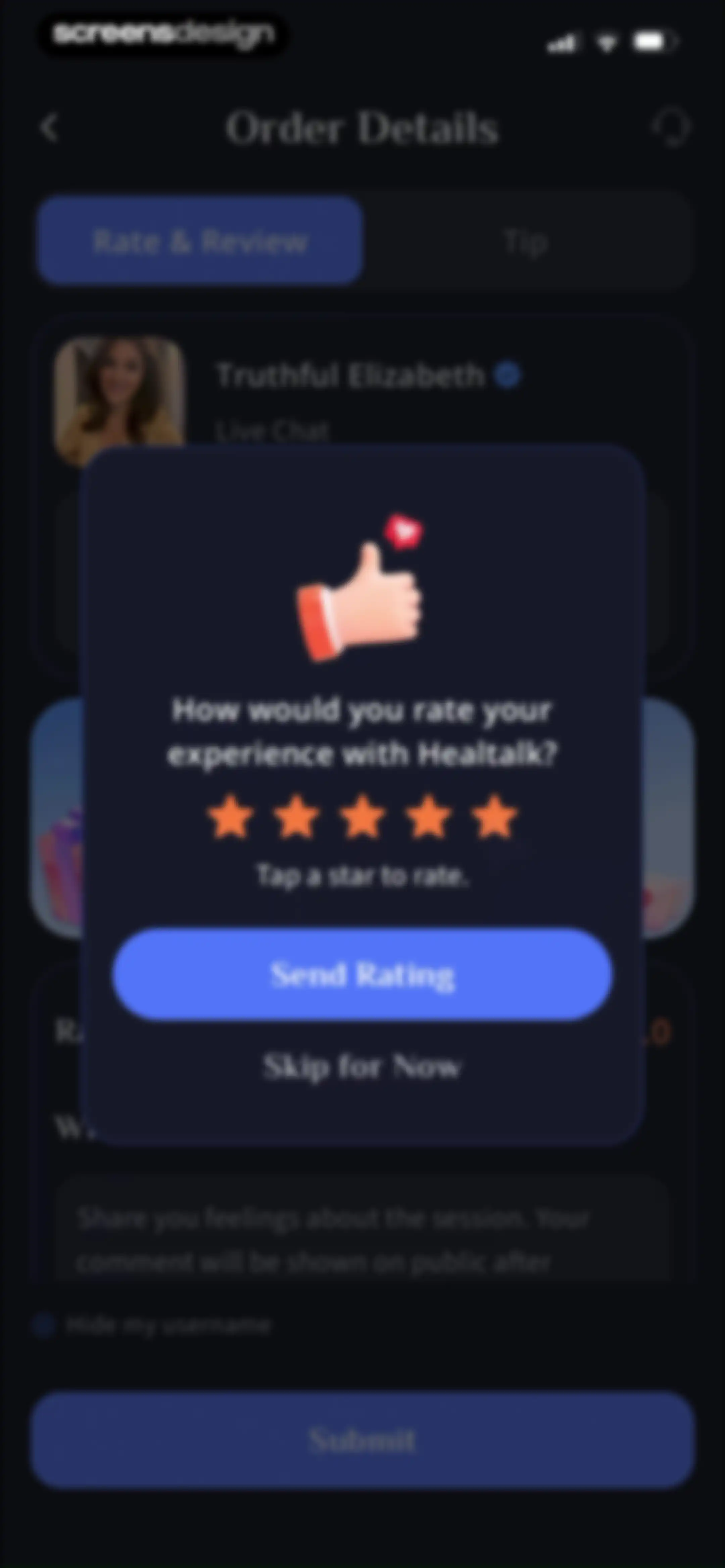 HealTalk - Text Reading screen 71