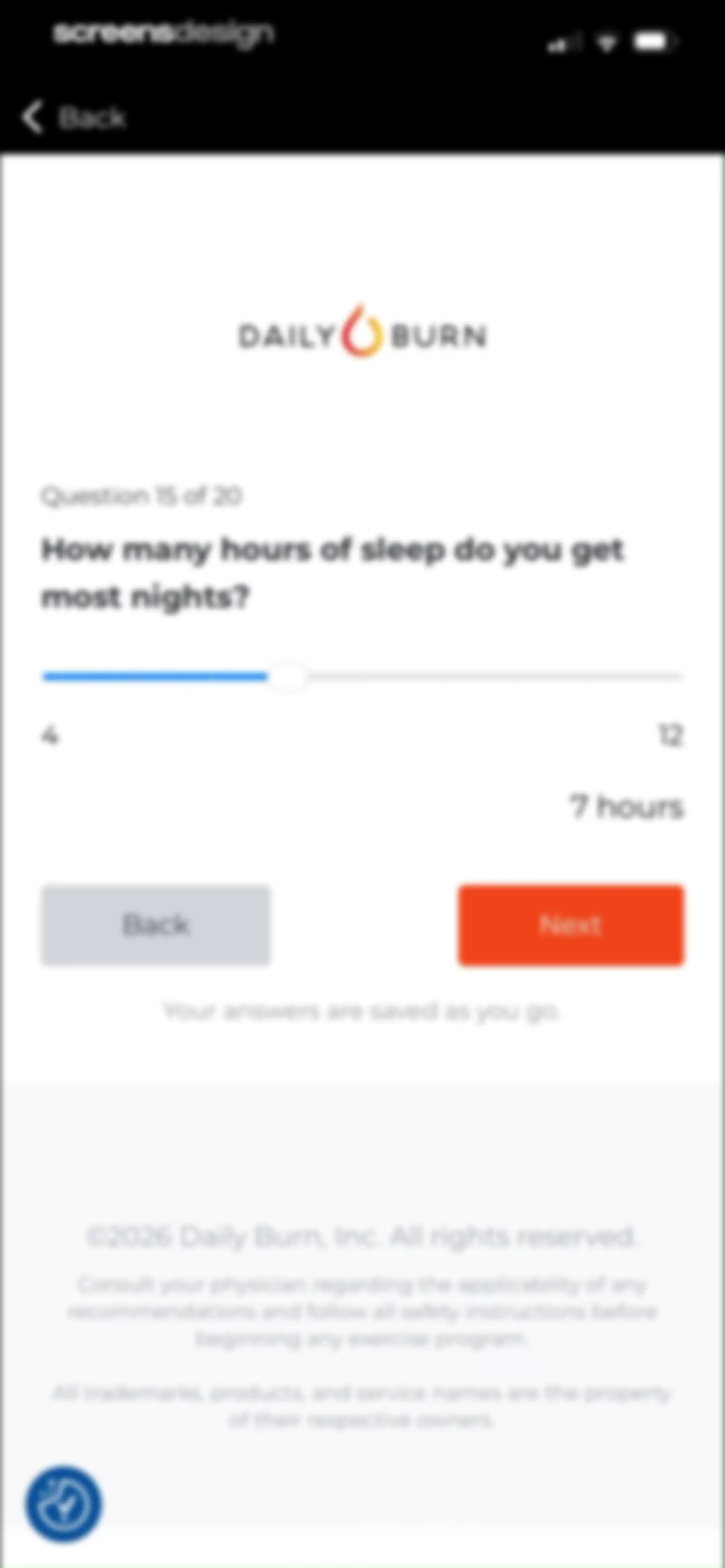 Daily Burn: Home Workouts screen 30