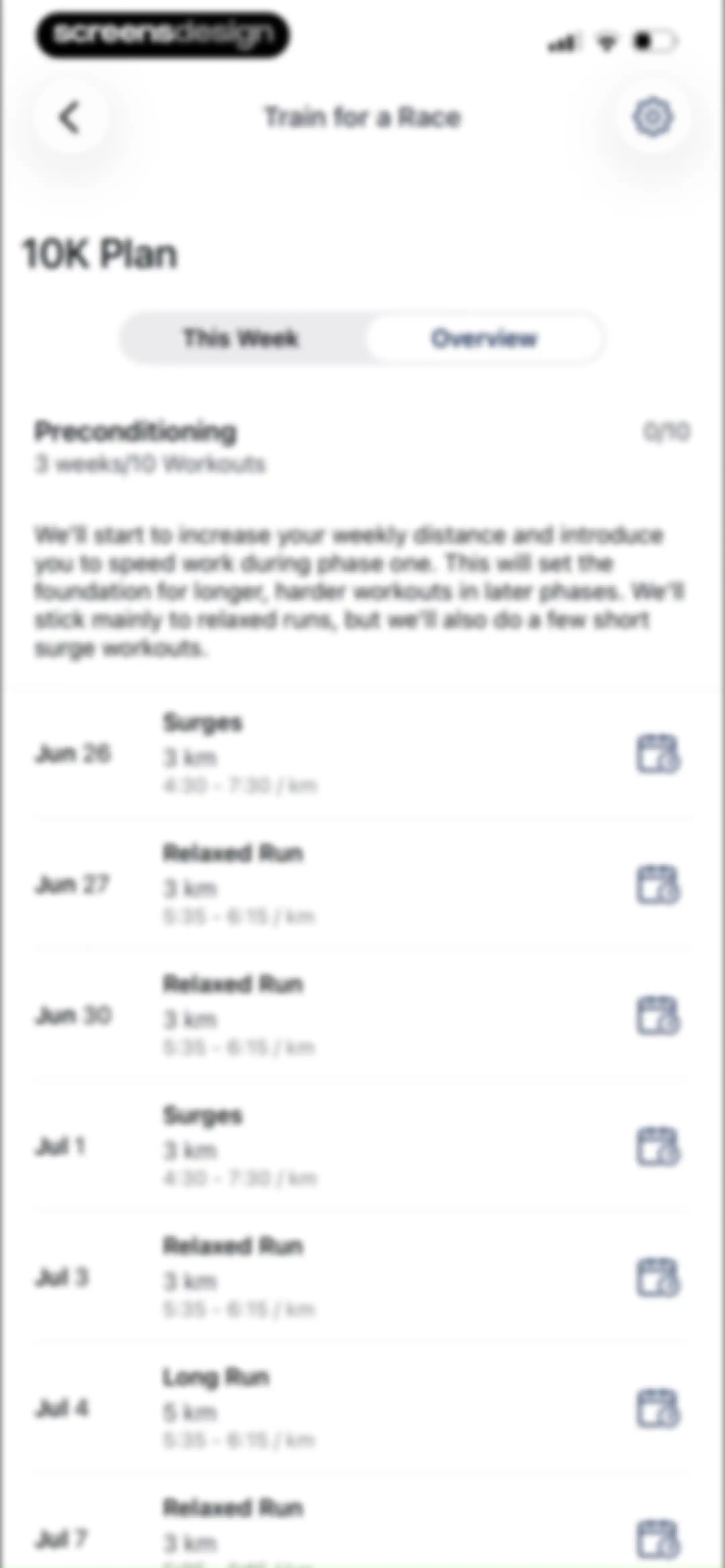 ASICS Runkeeper—Run Tracker screen 133