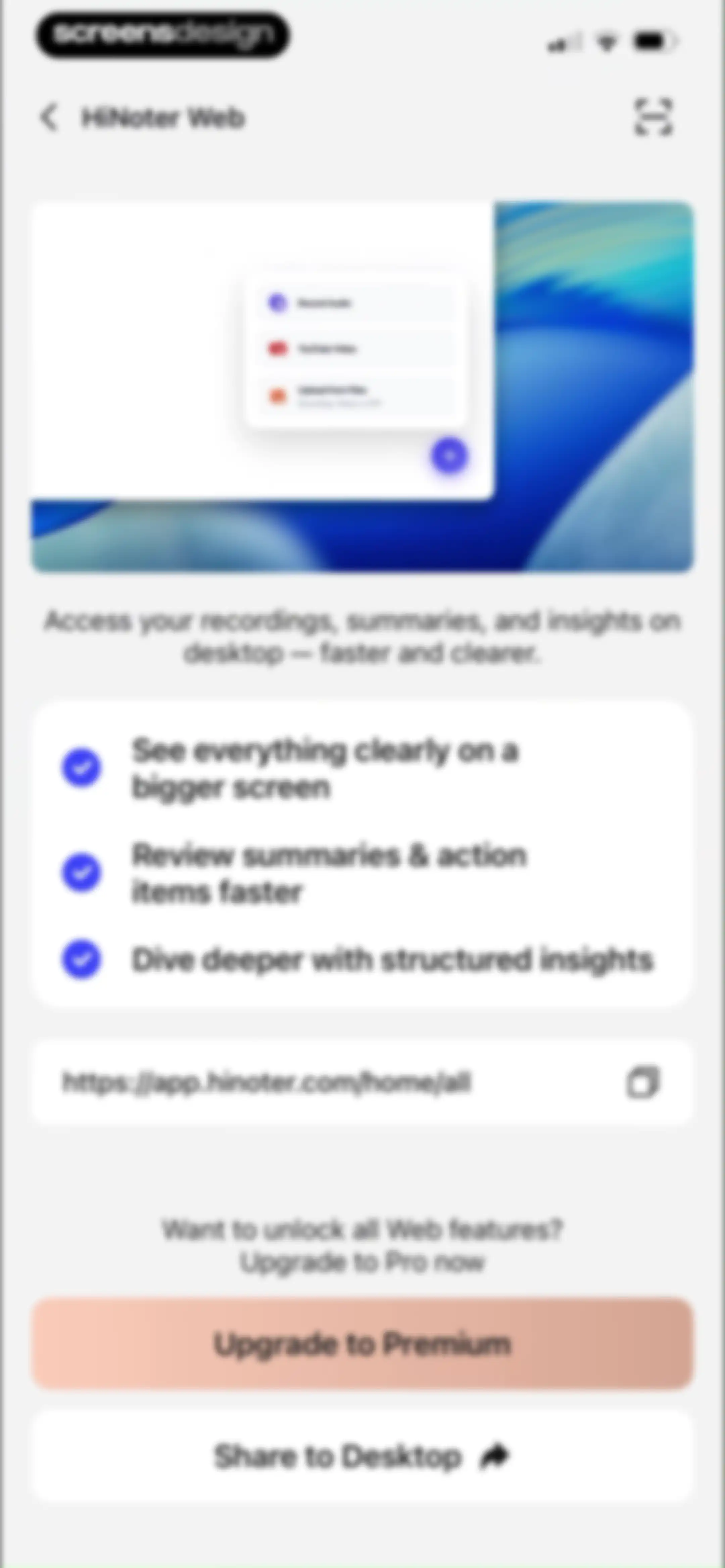 HiNoter - AI Note Taker screen 85